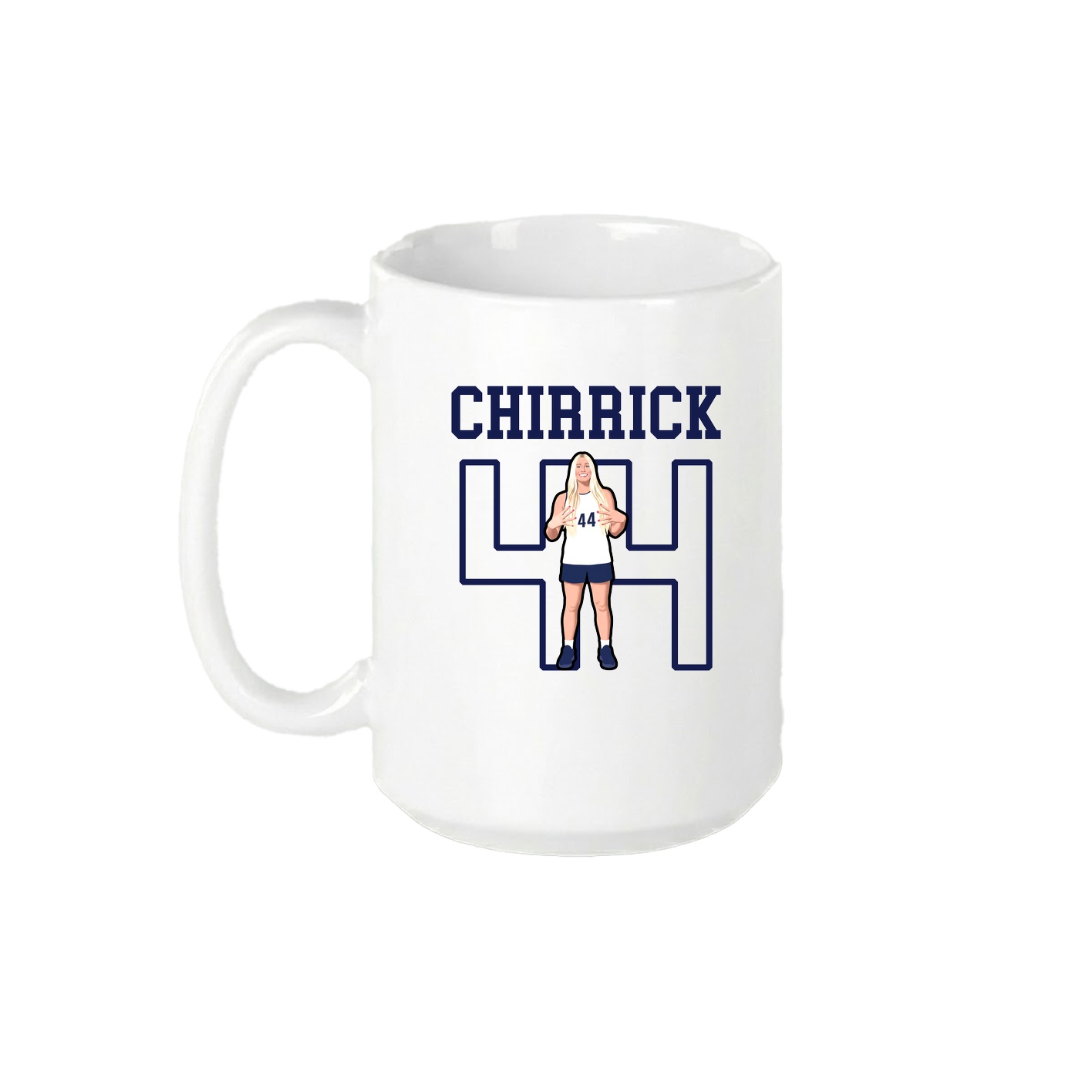 15oz Coffee Mug — Shirsey in White