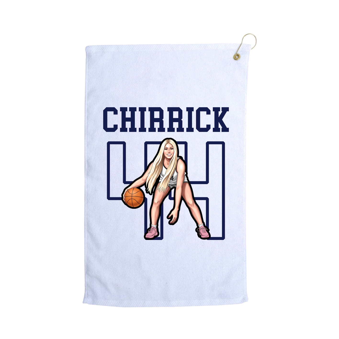 Golf Towel — Shirsey in White