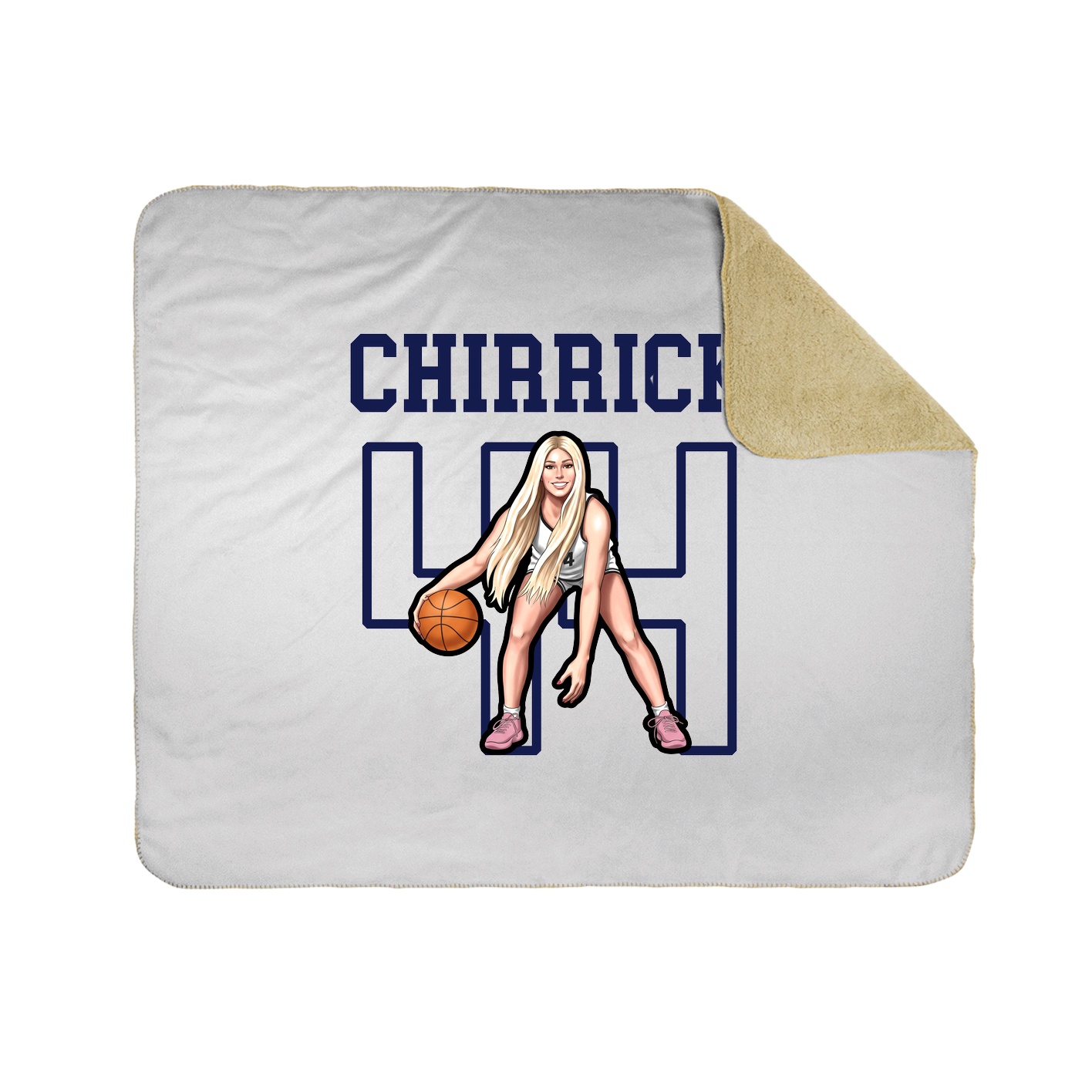 Throw Blanket — Shirsey in White