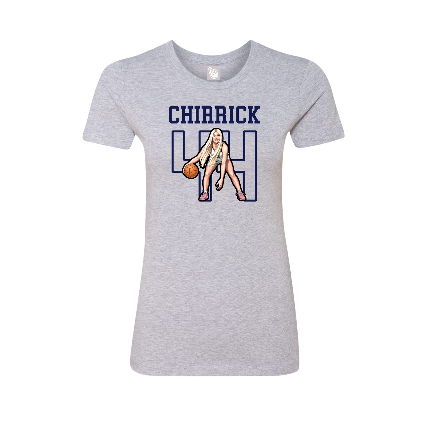Fitted Women's Tee — Shirsey in Grey