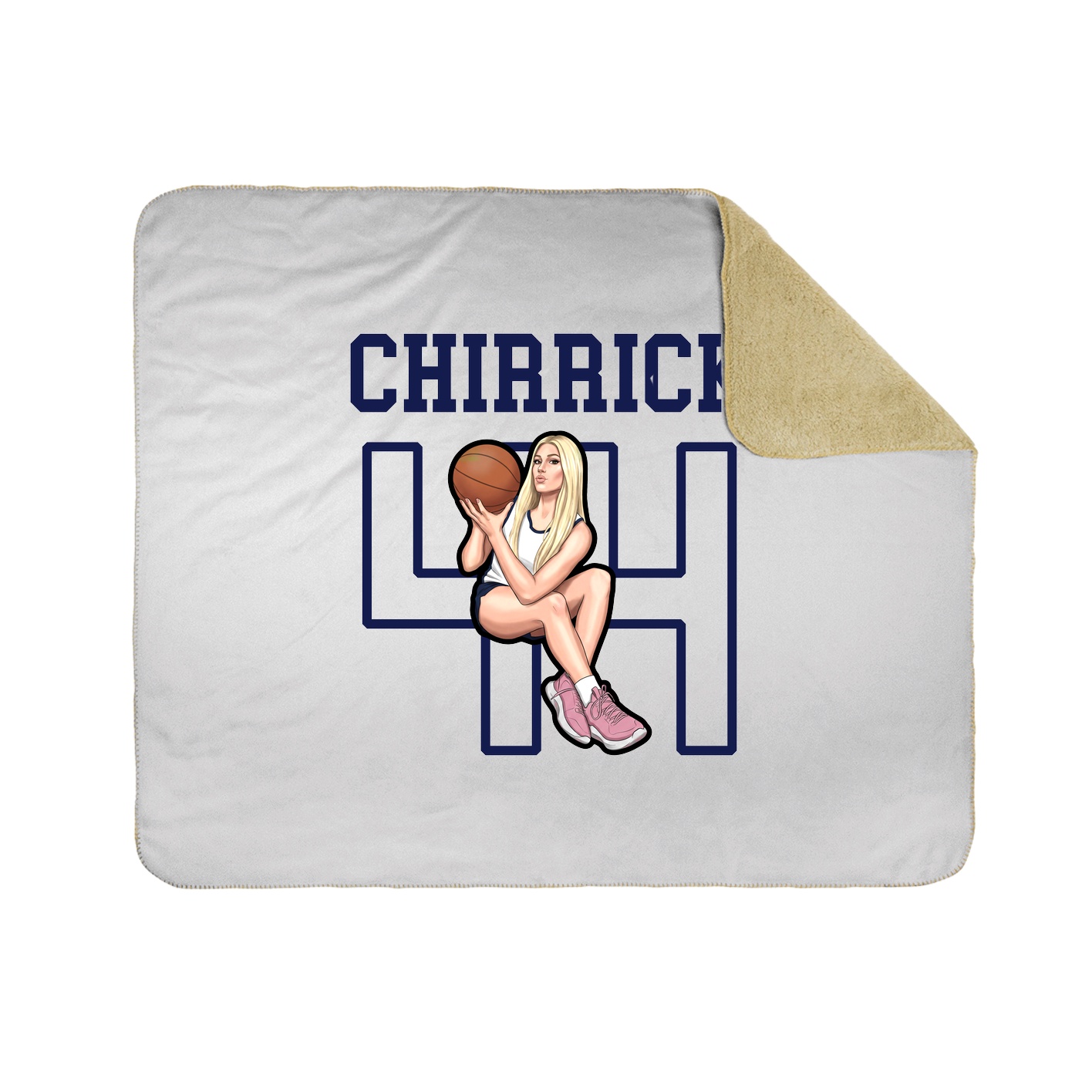 Throw Blanket — Shirsey in White
