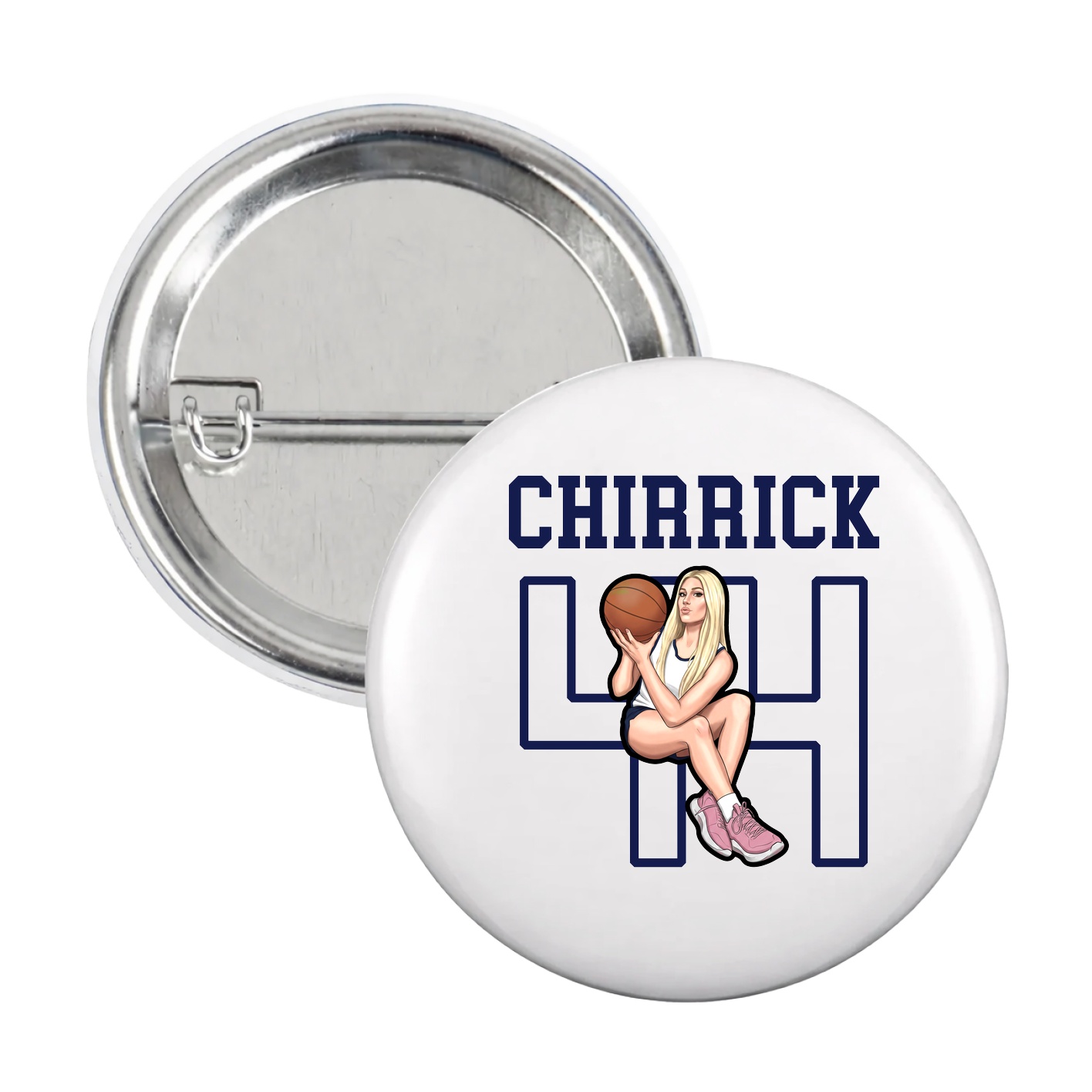 Game Day Button — Shirsey in White