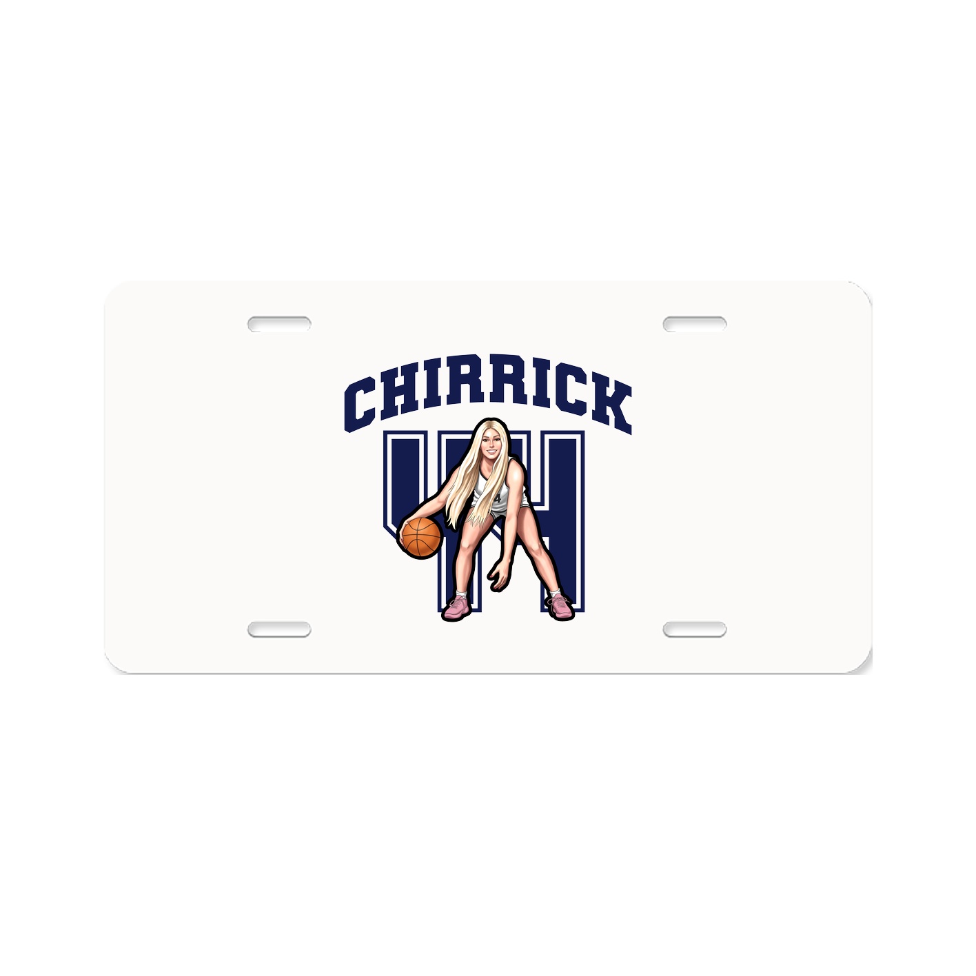 License Plate — Number in Classic