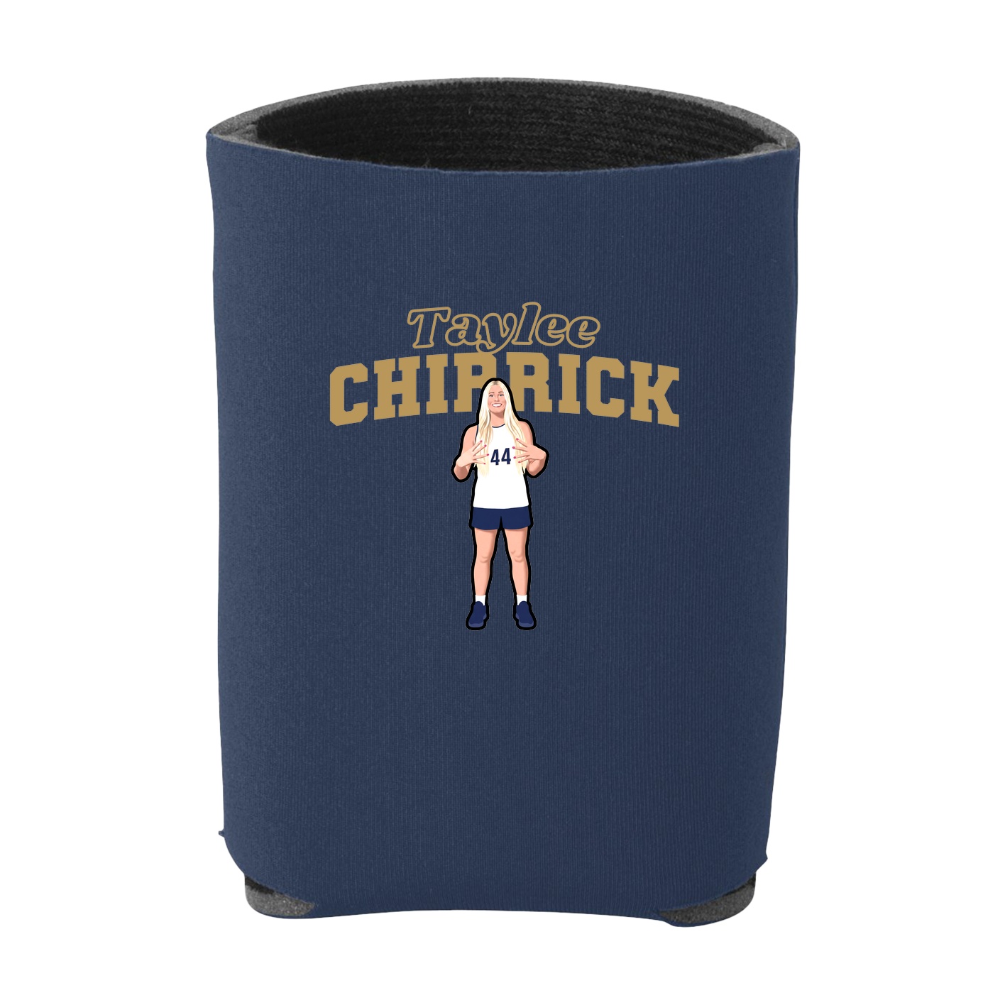 Can Holder — Name Arch in Navy