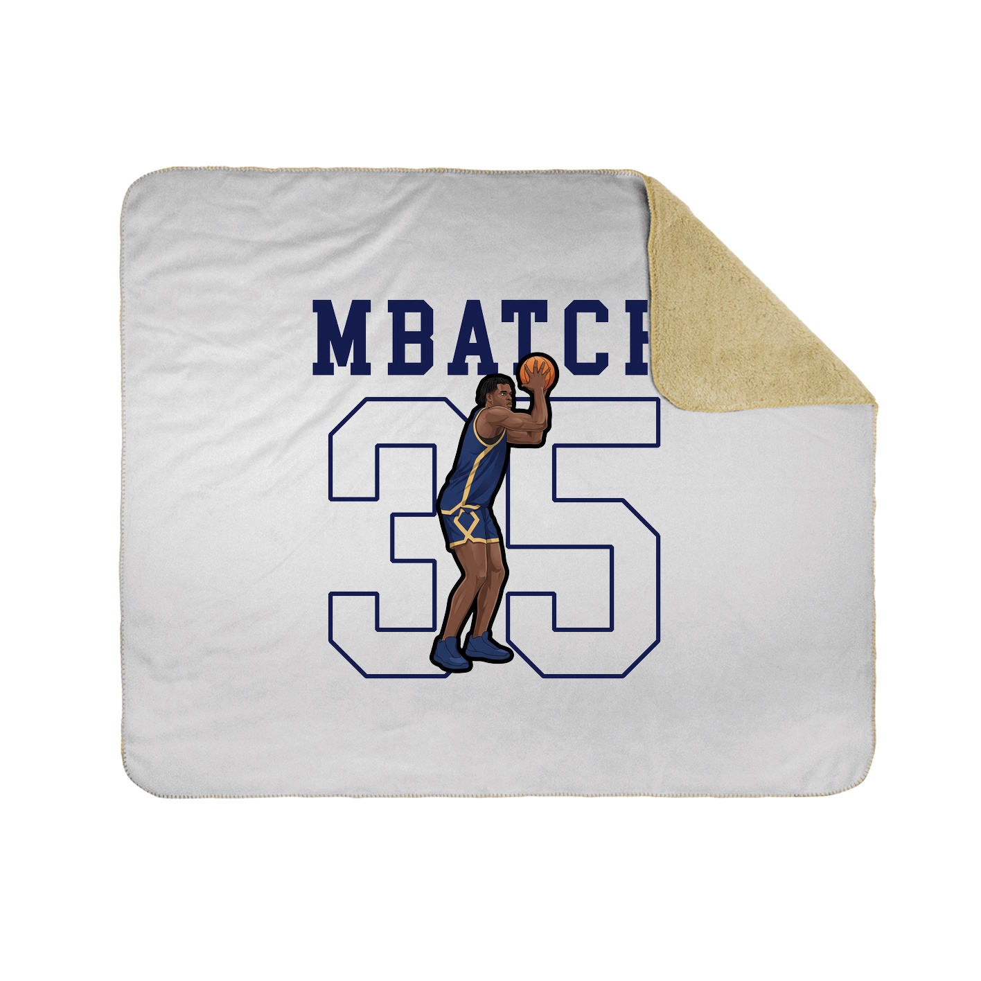 50x60 Sherpa Lined Throw Blanket