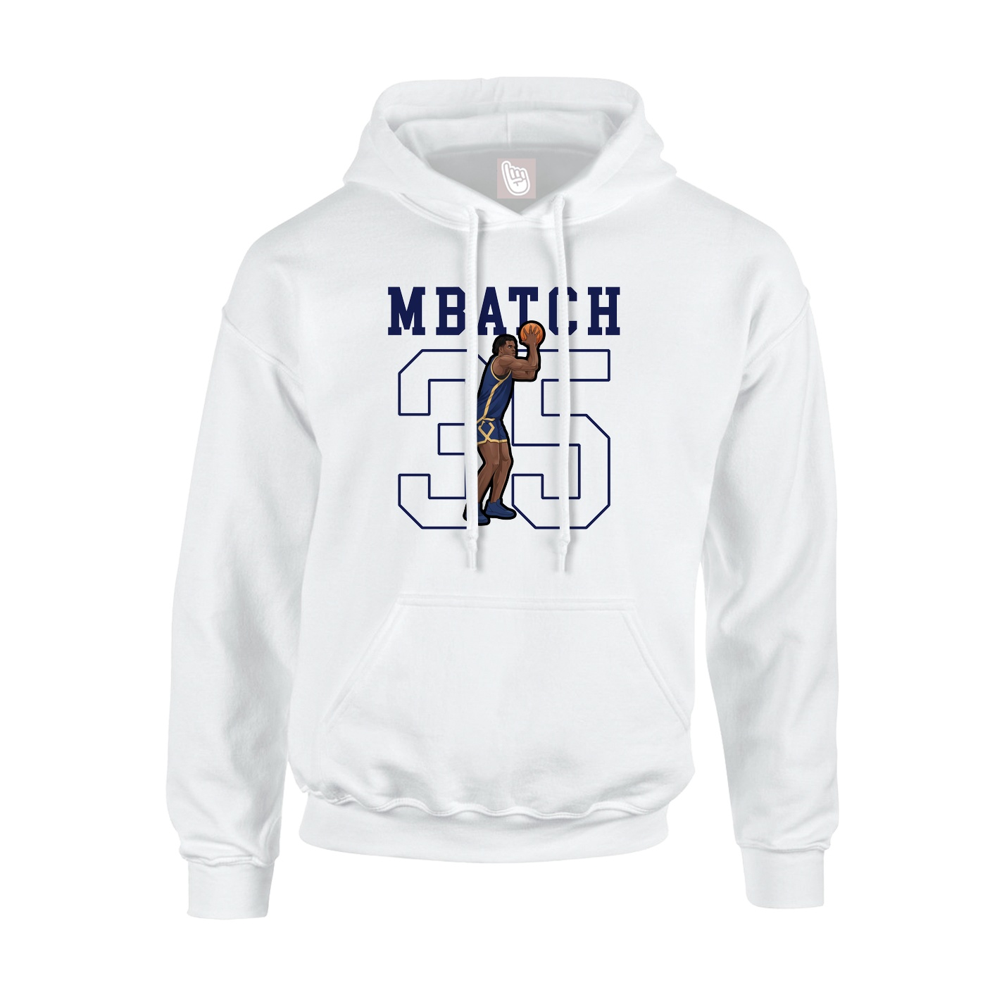 Hoodie — Shirsey in White