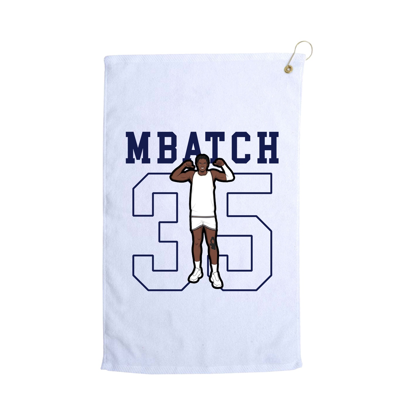 Golf Towel — Shirsey in White