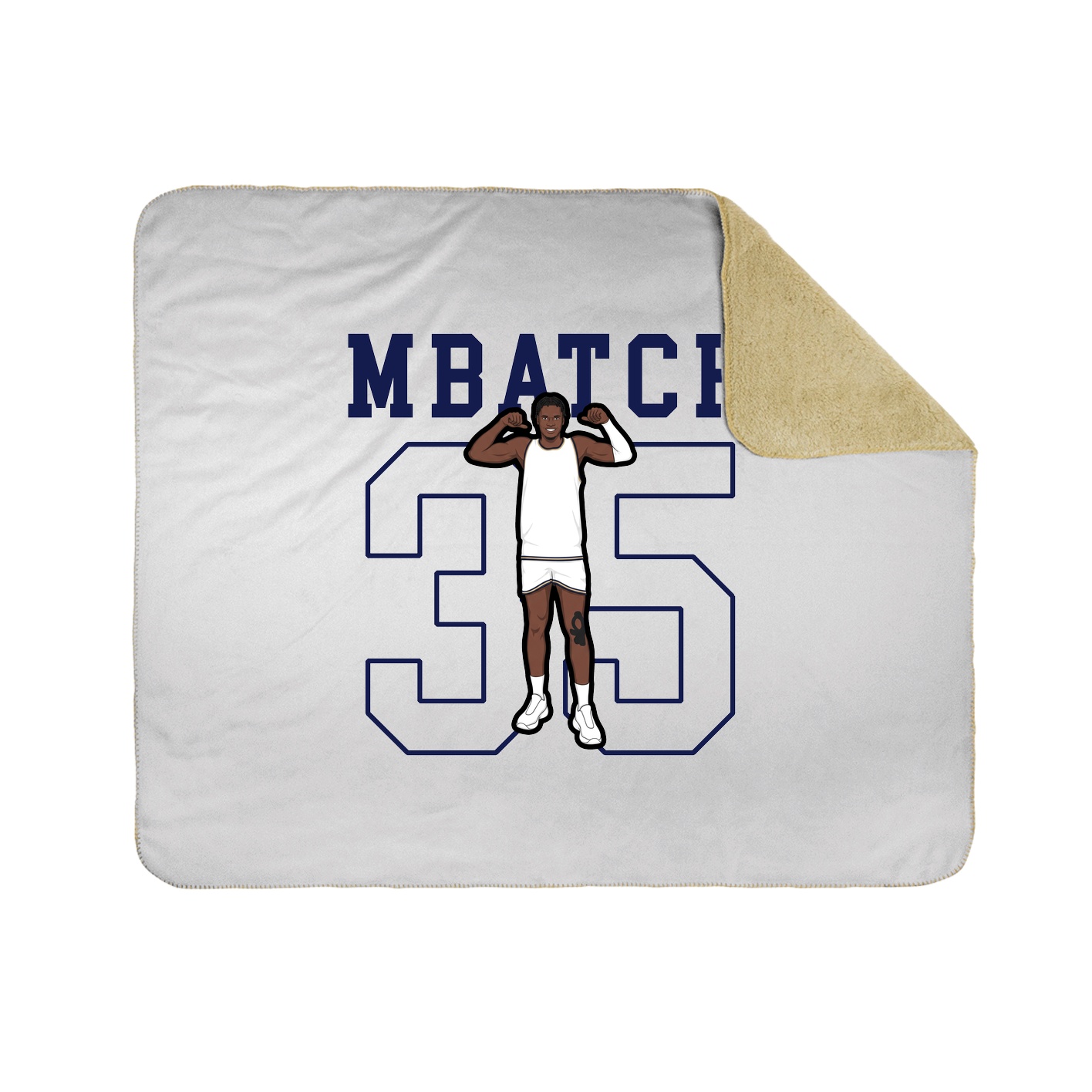 Throw Blanket — Shirsey in White