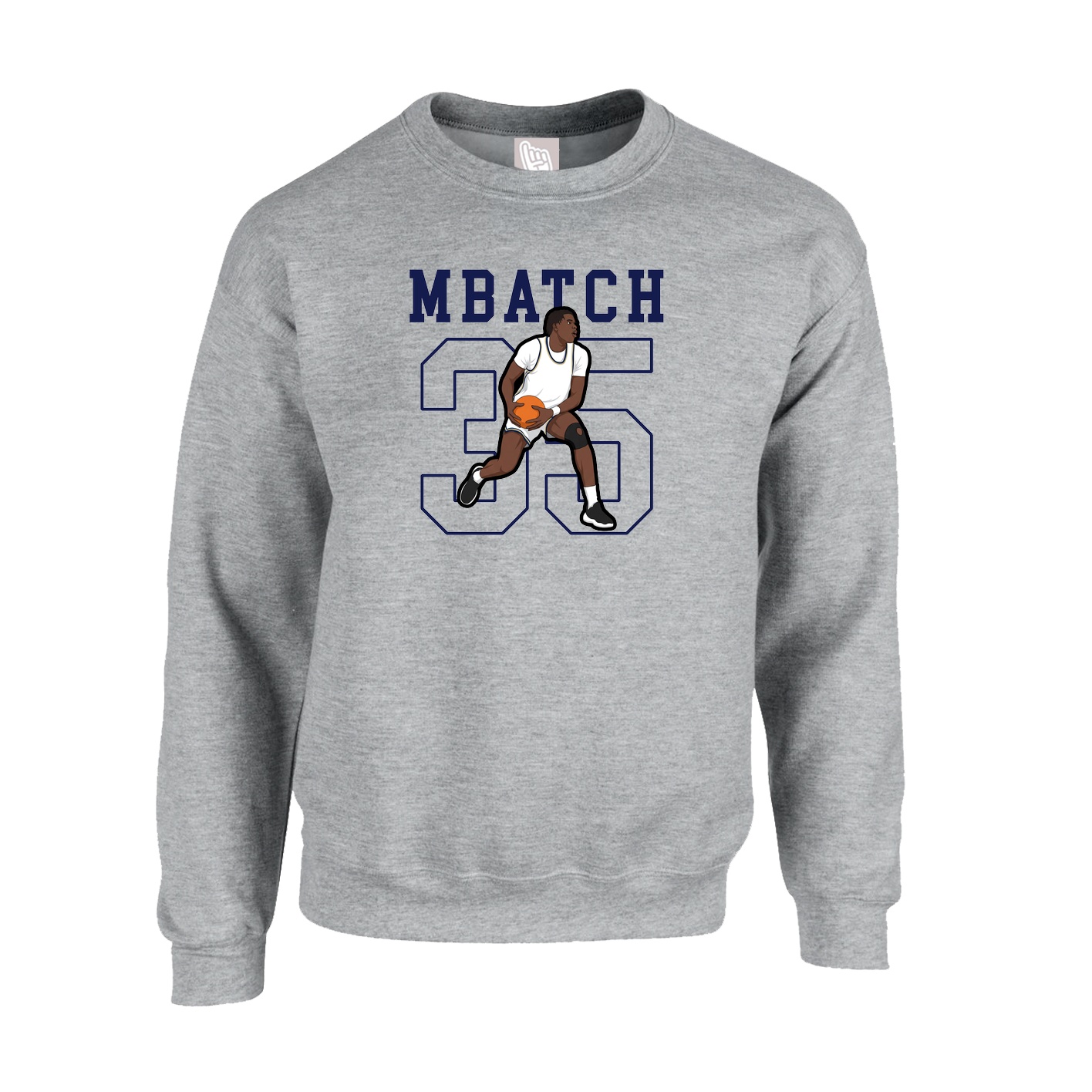 Fleece Crew — Shirsey in Grey
