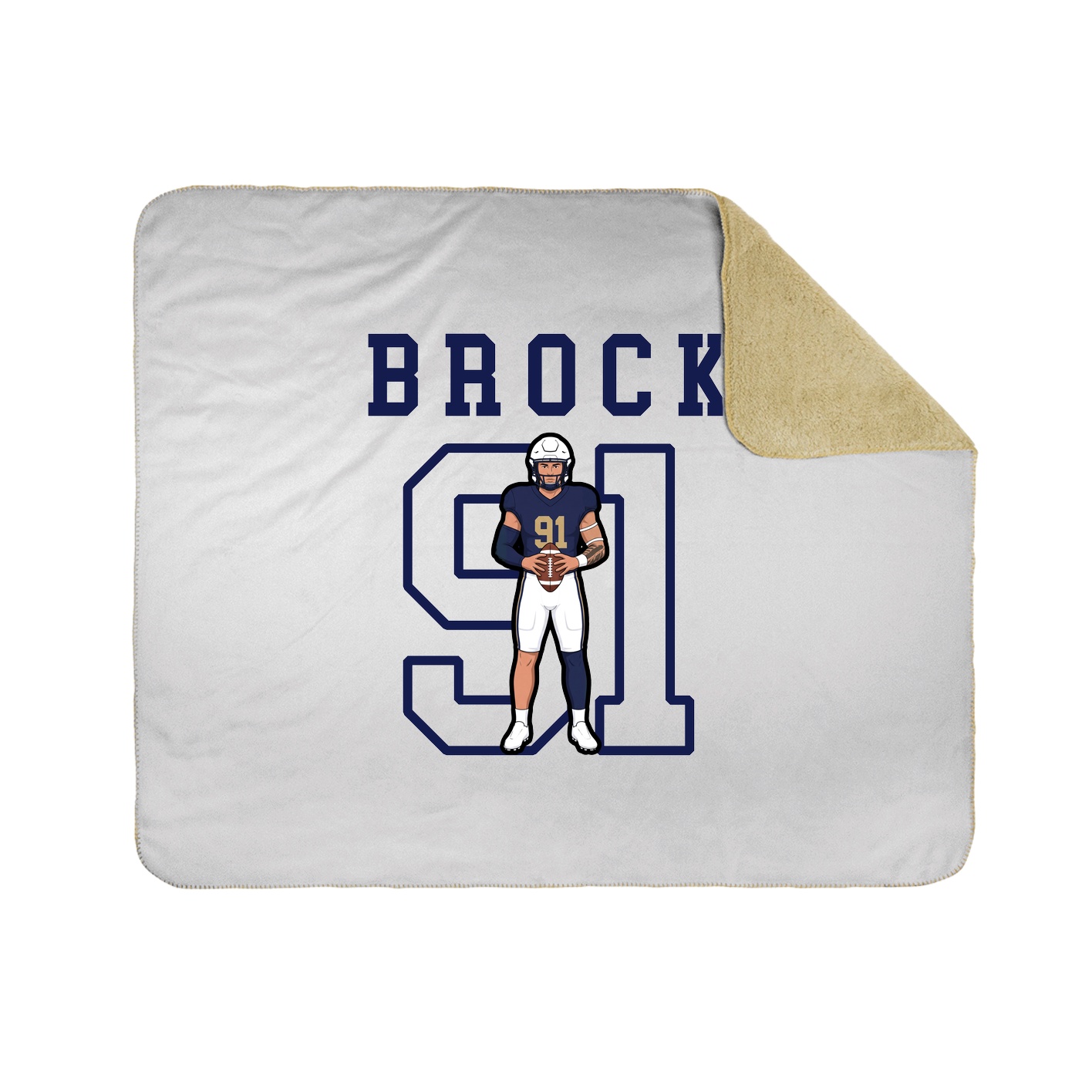 Throw Blanket — Shirsey in White