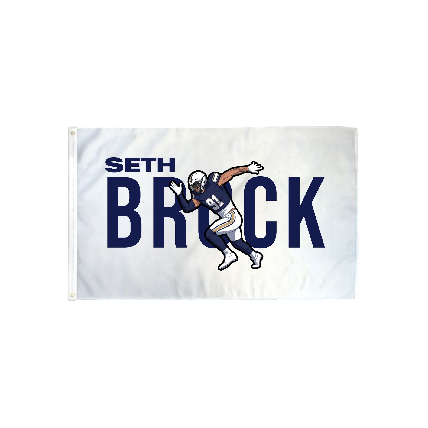 3x5 Flag — Player Name in Classic