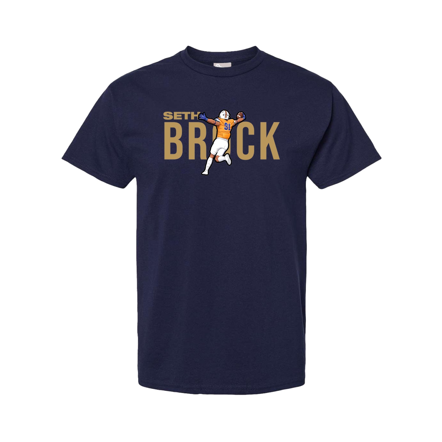 Tee — Player Name in Navy
