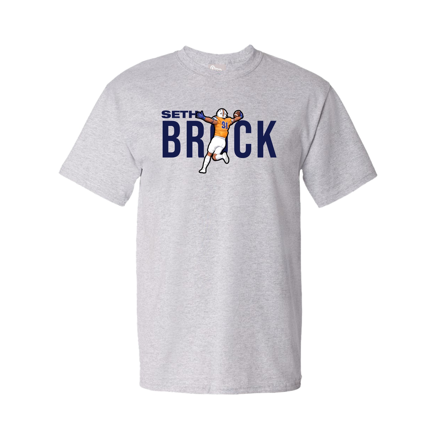 Youth Tee — Player Name in Grey