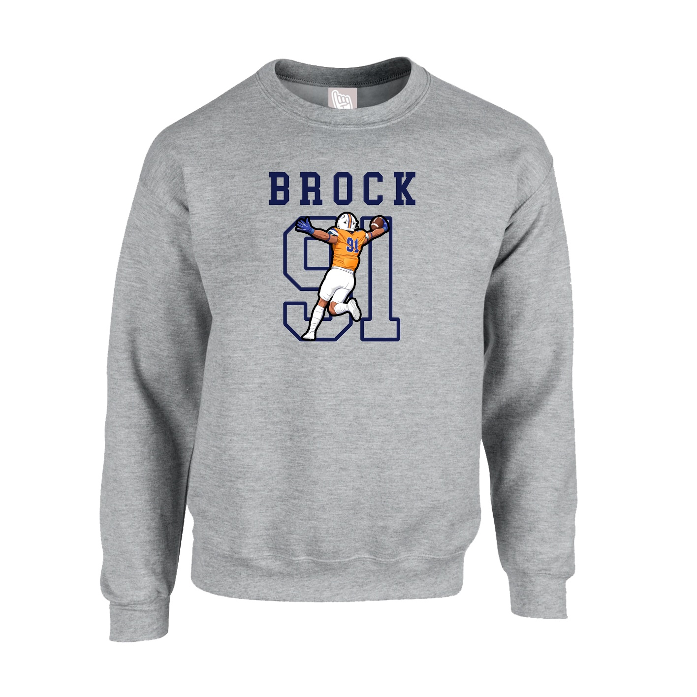 Fleece Crew — Shirsey in Grey