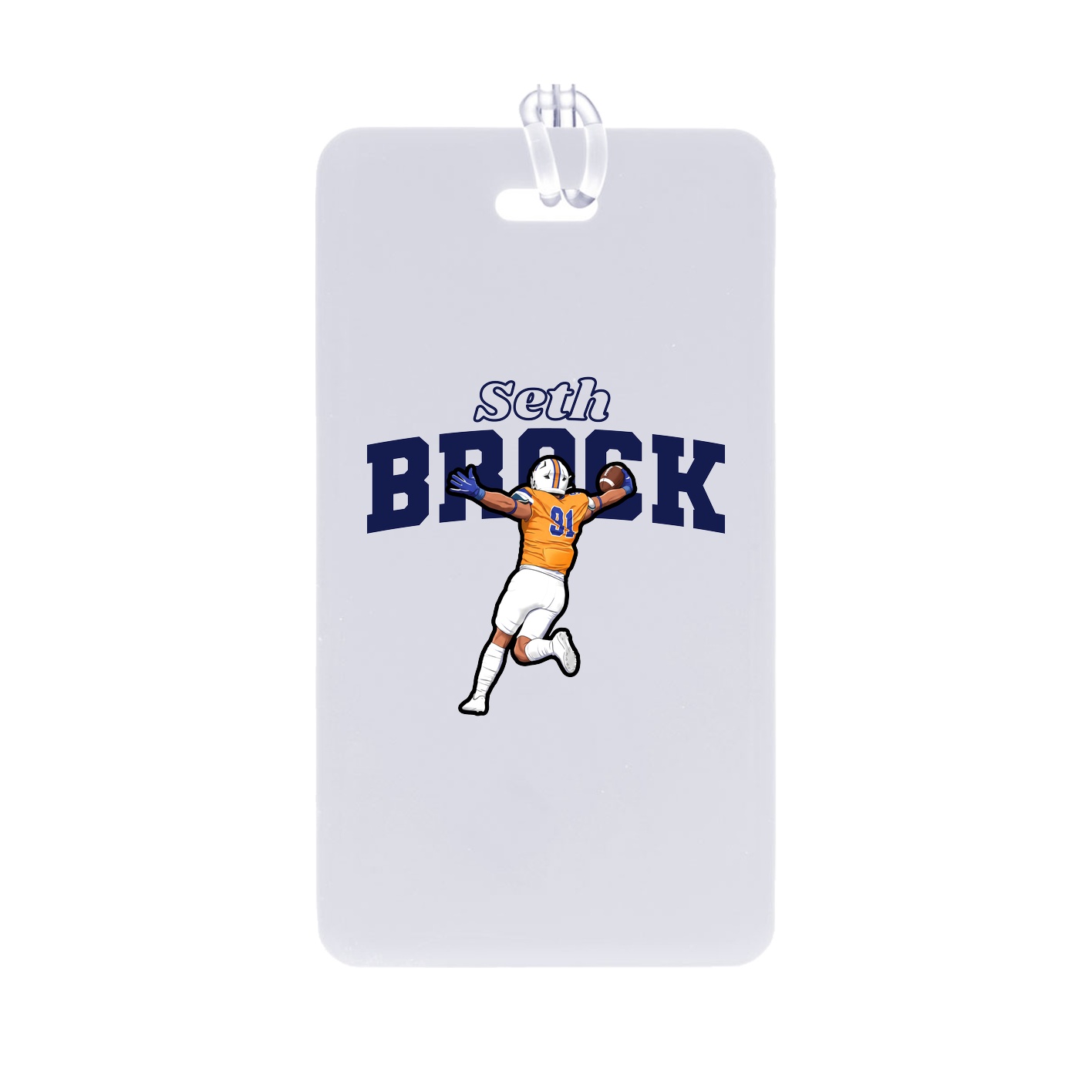 Bag Tag — Name Arch in Classic