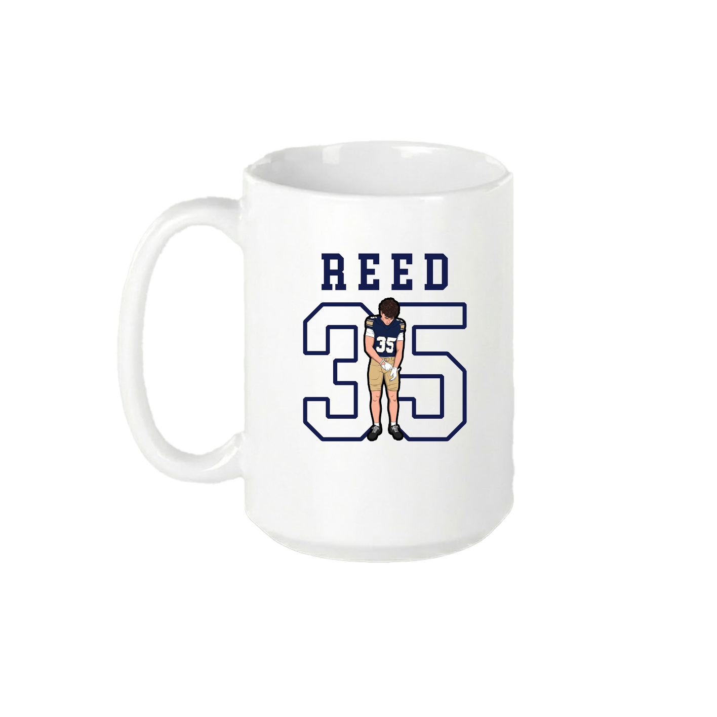 15oz Coffee Mug — Shirsey in White