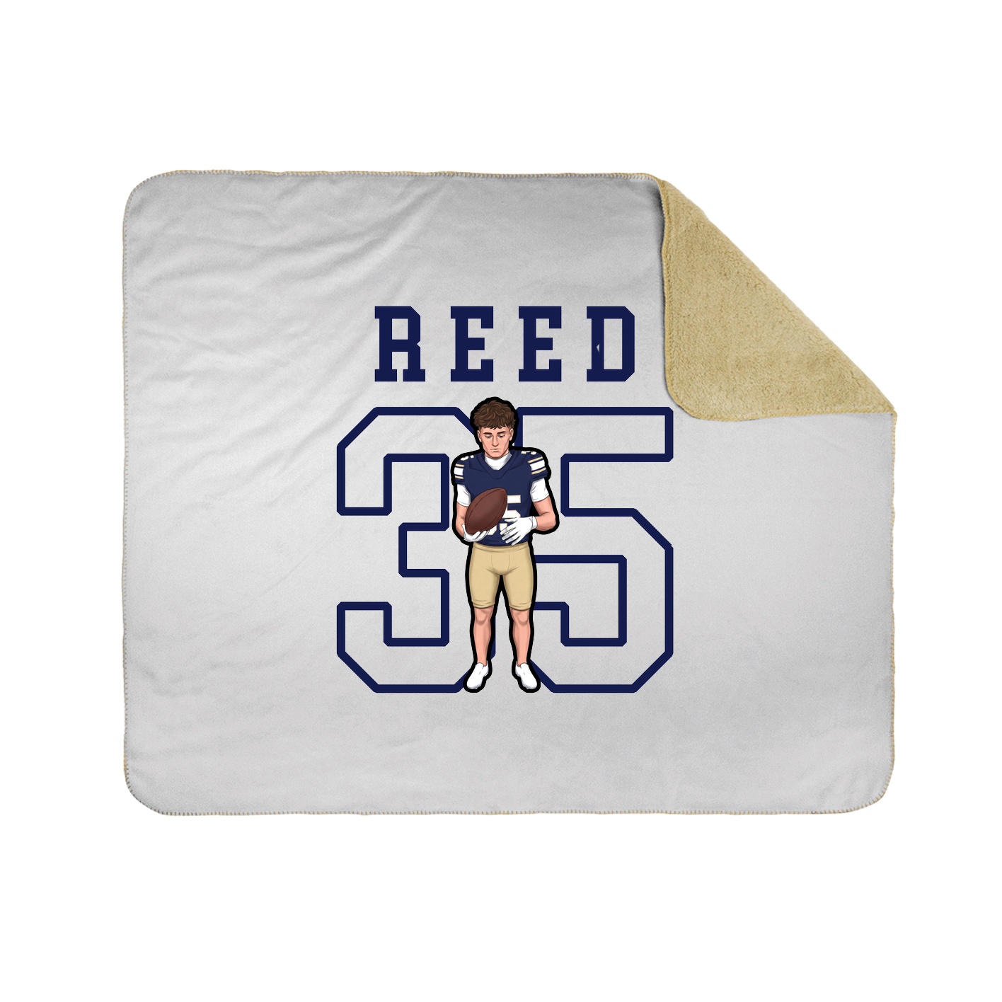 Throw Blanket — Shirsey in White
