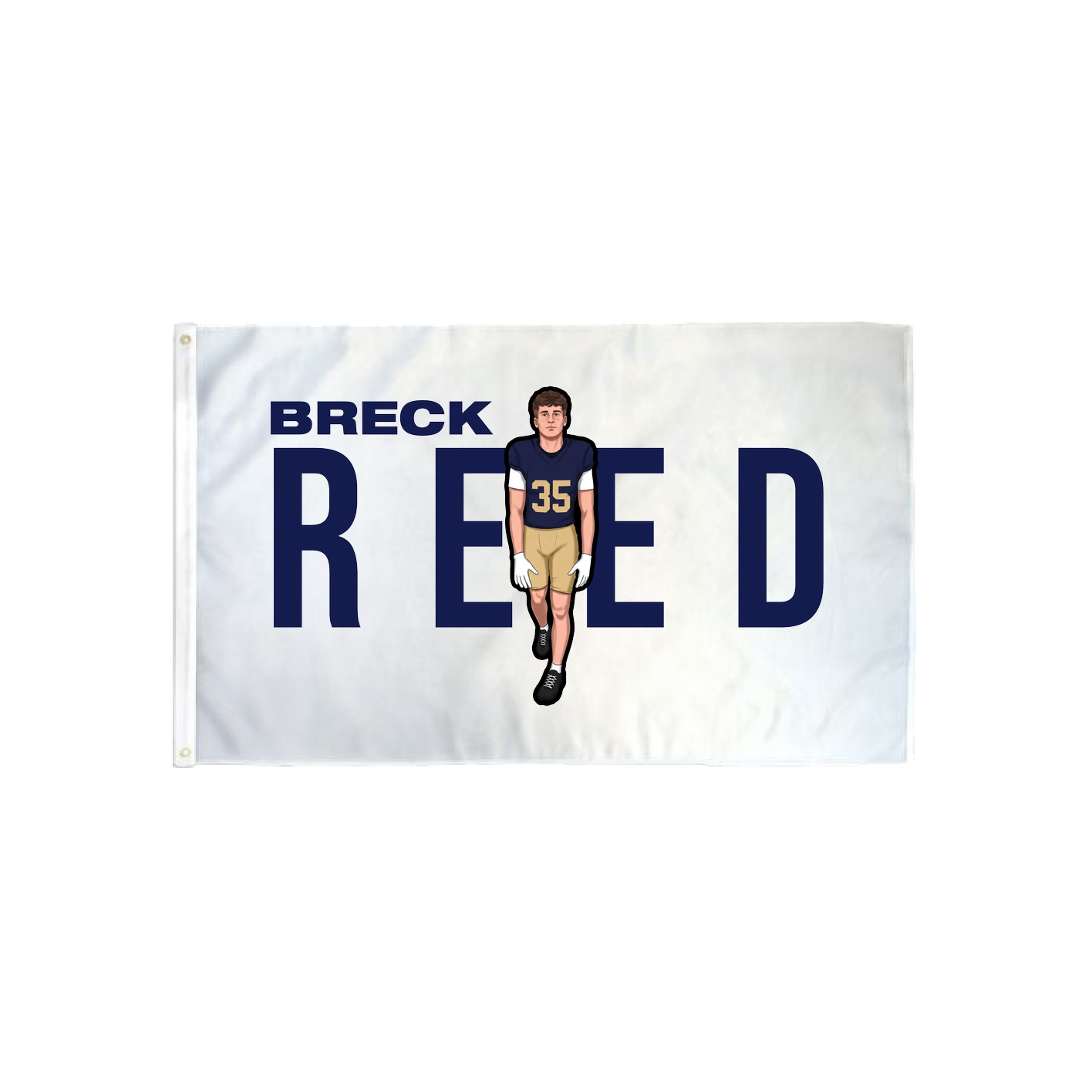 3x5 Flag — Player Name in Classic