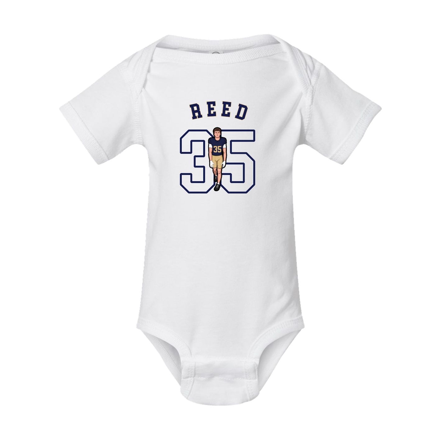 Baby Onesie — Shirsey Arch in White