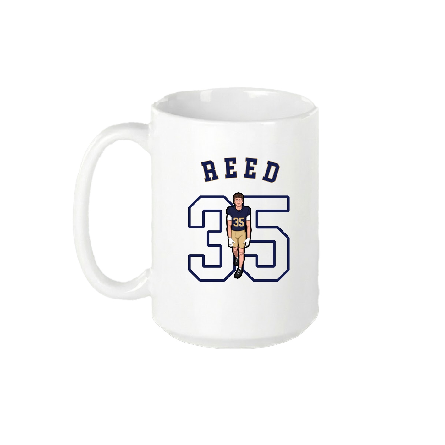 15oz Coffee Mug — Shirsey Arch in White