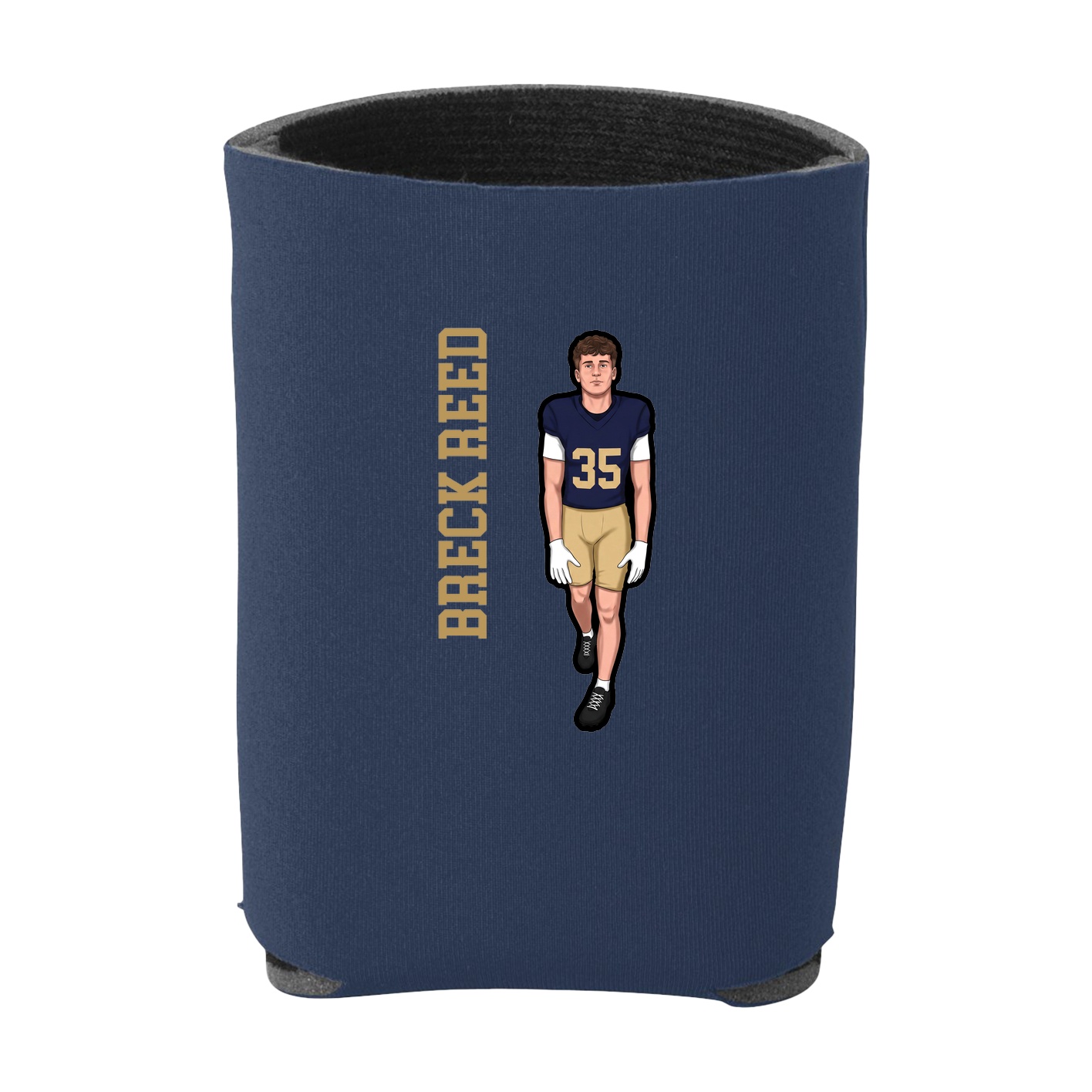 Can Holder — Name Vertical in Navy