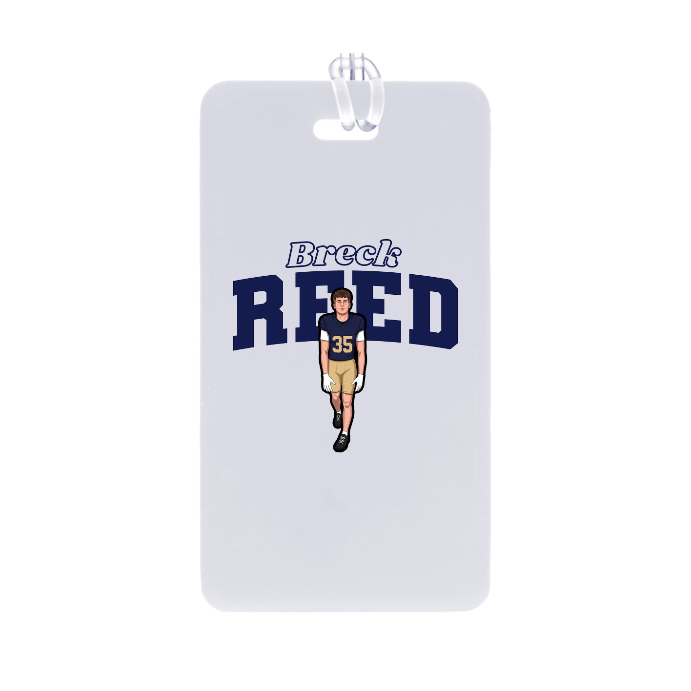 Bag Tag — Name Arch in Classic