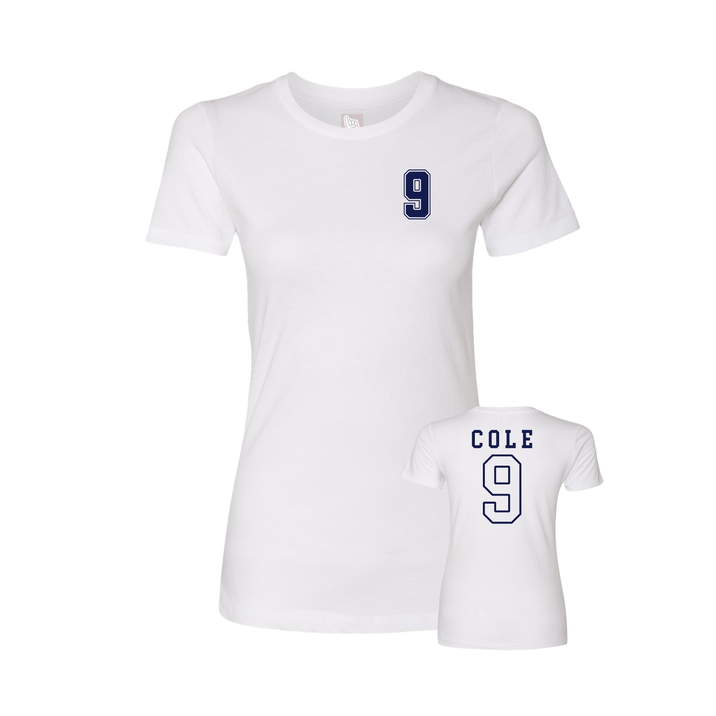 Womens Tee — Chest Back in White