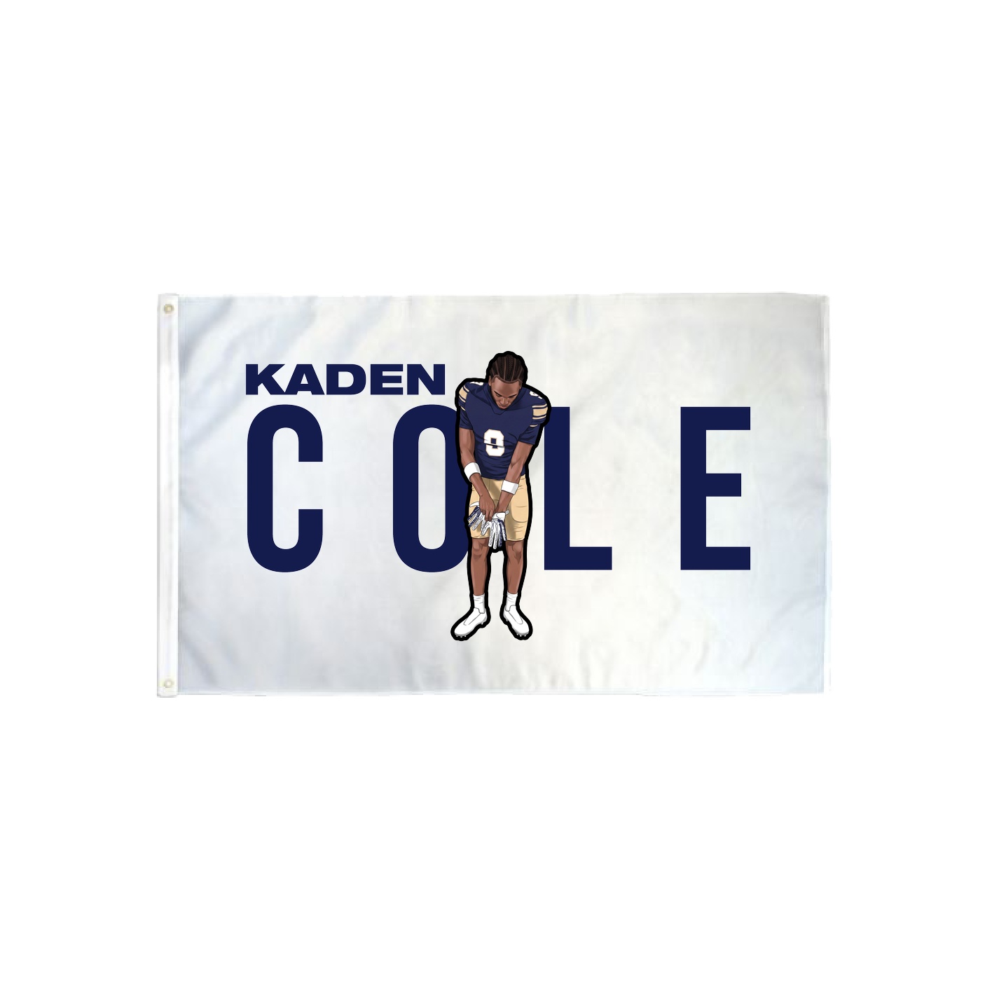 3x5 Flag — Player Name in Classic