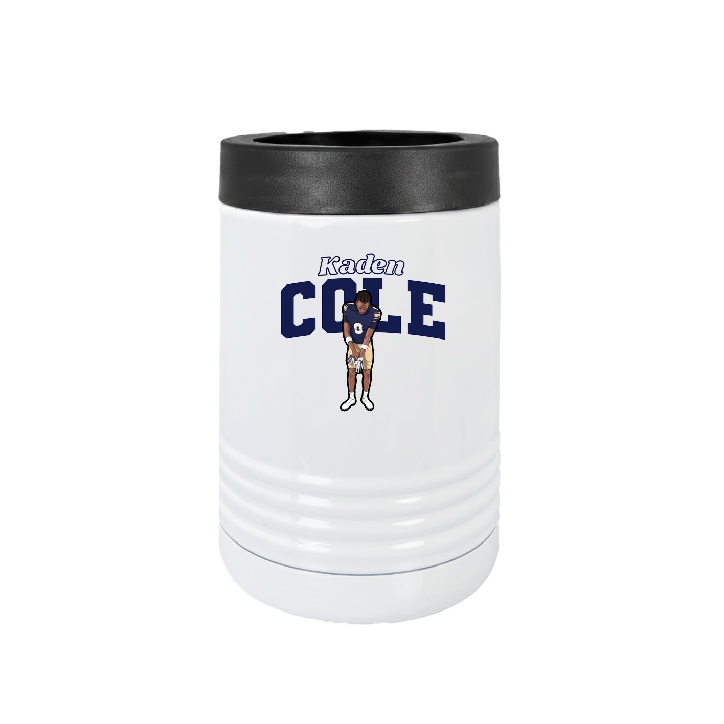 Beverage Holder — Name Arch in White