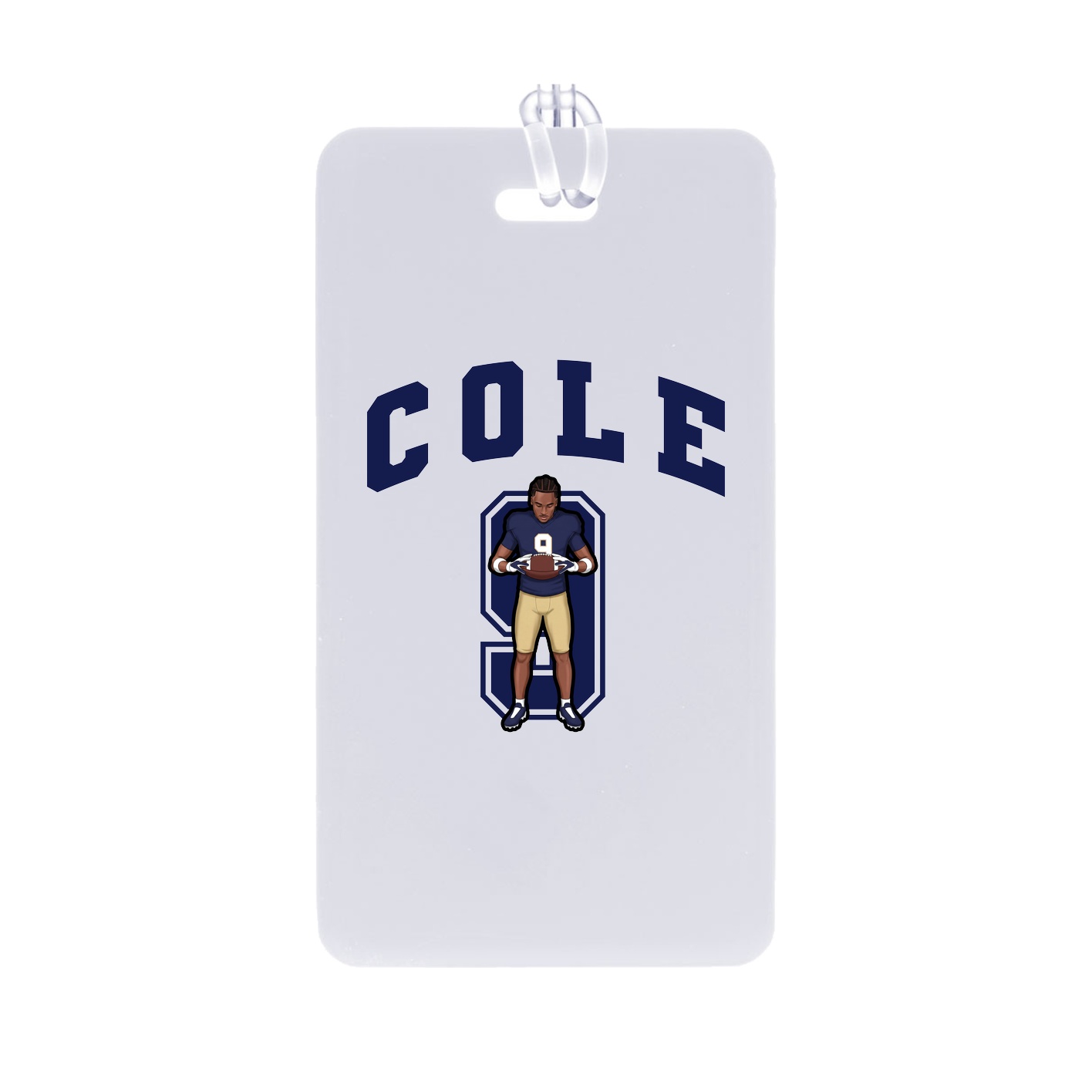 Bag Tag — Number in Classic