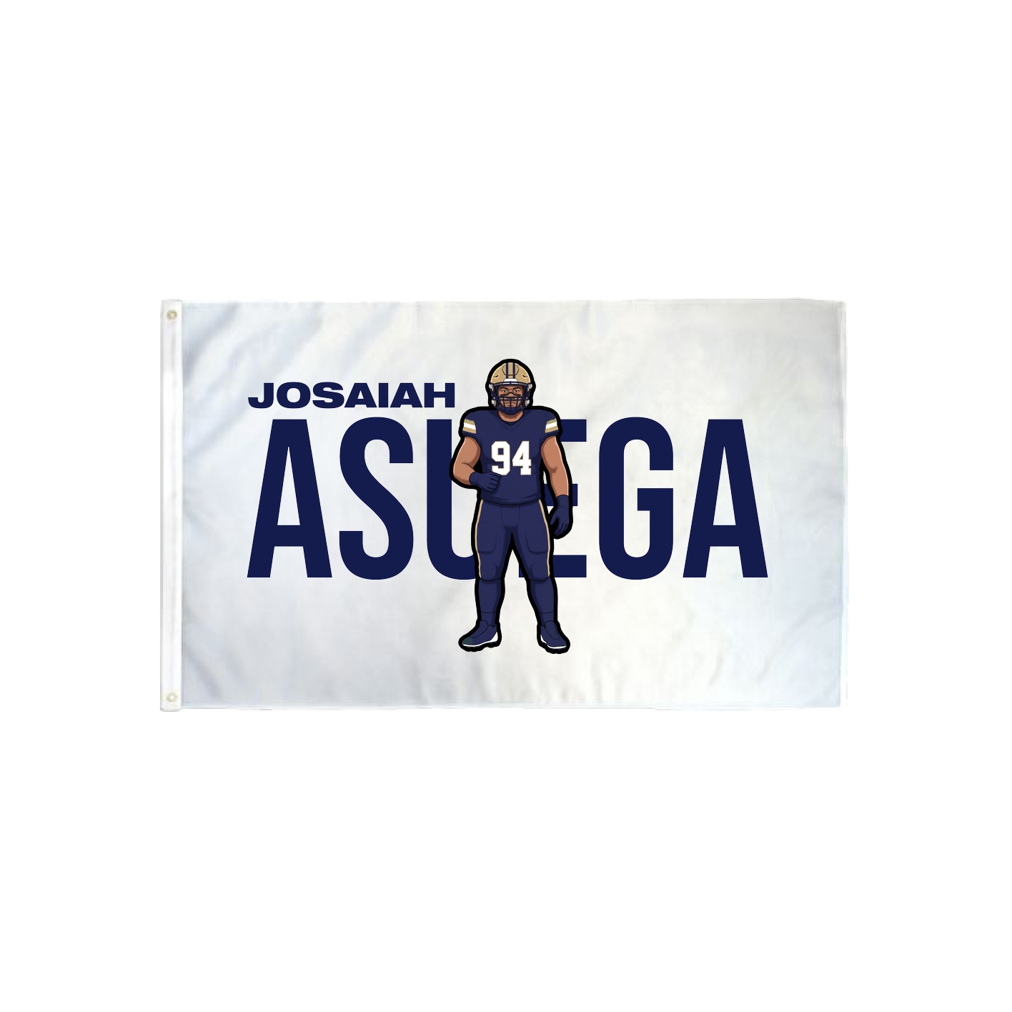 3x5 Flag — Player Name in Classic