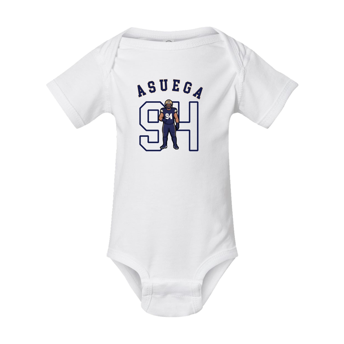 Baby Onesie — Shirsey Arch in White