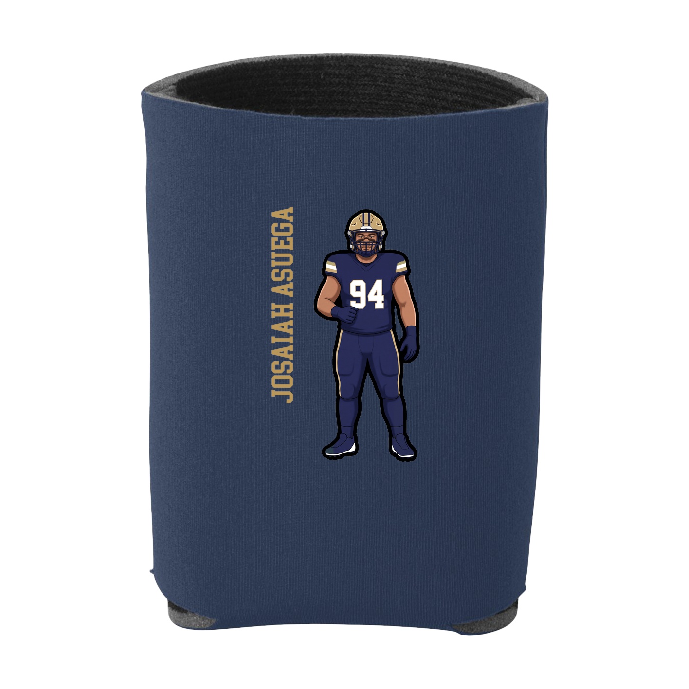 Can Holder — Name Vertical in Navy