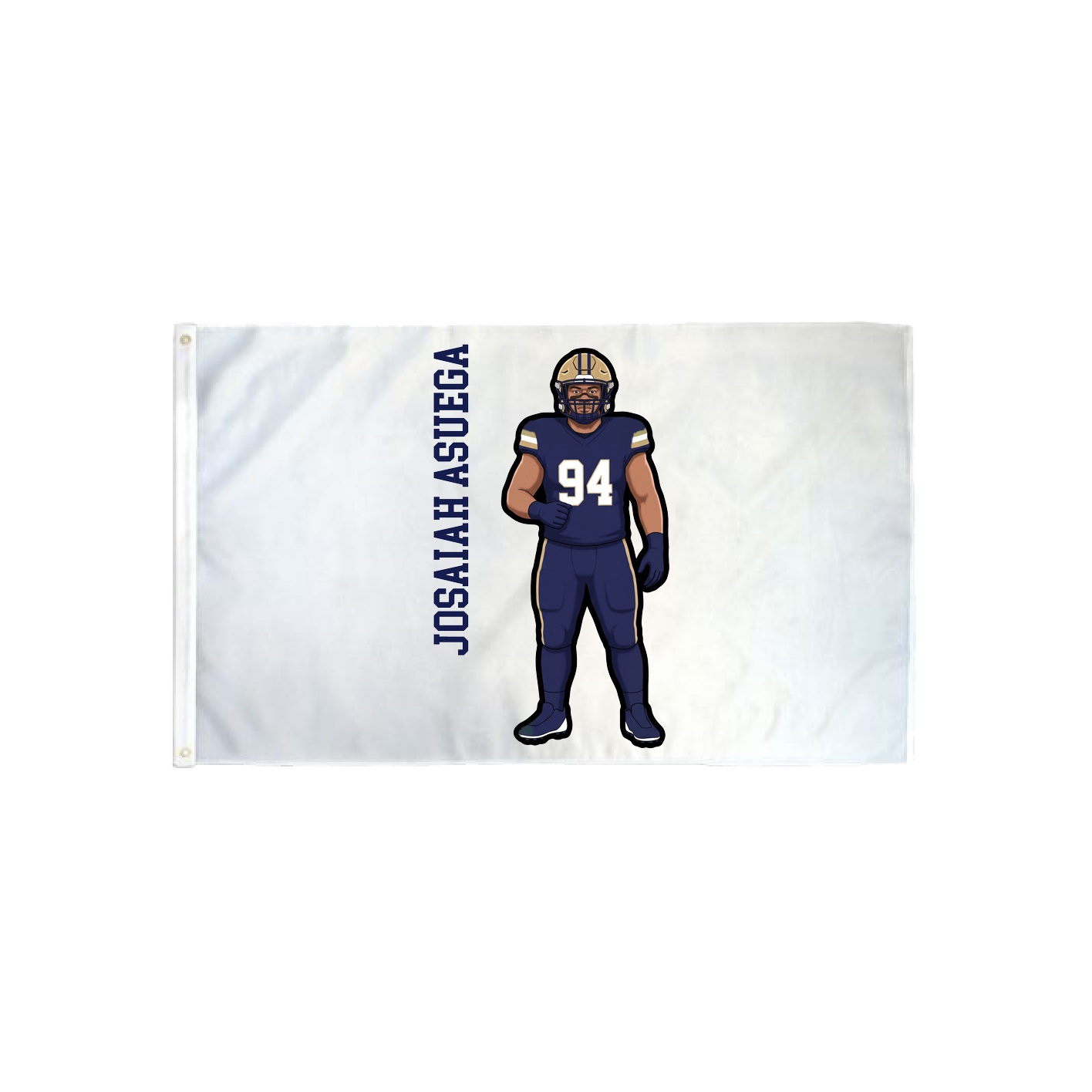 3x5 Flag — Name Vertical in Classic