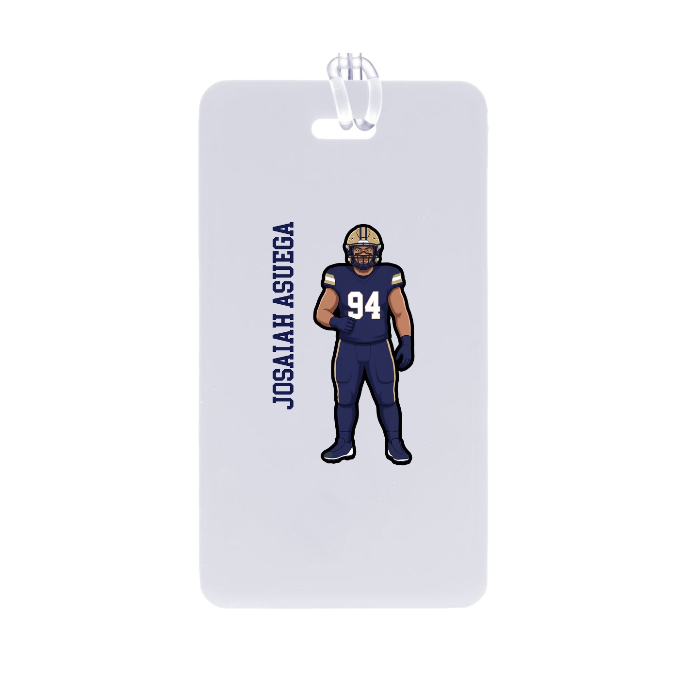 Bag Tag — Name Vertical in Classic