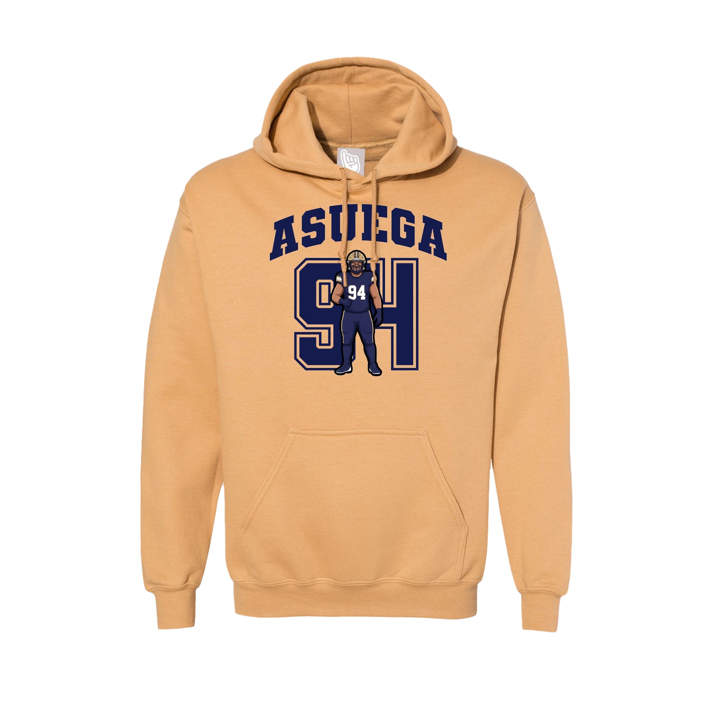 Hoodie — Number in Vegas Gold