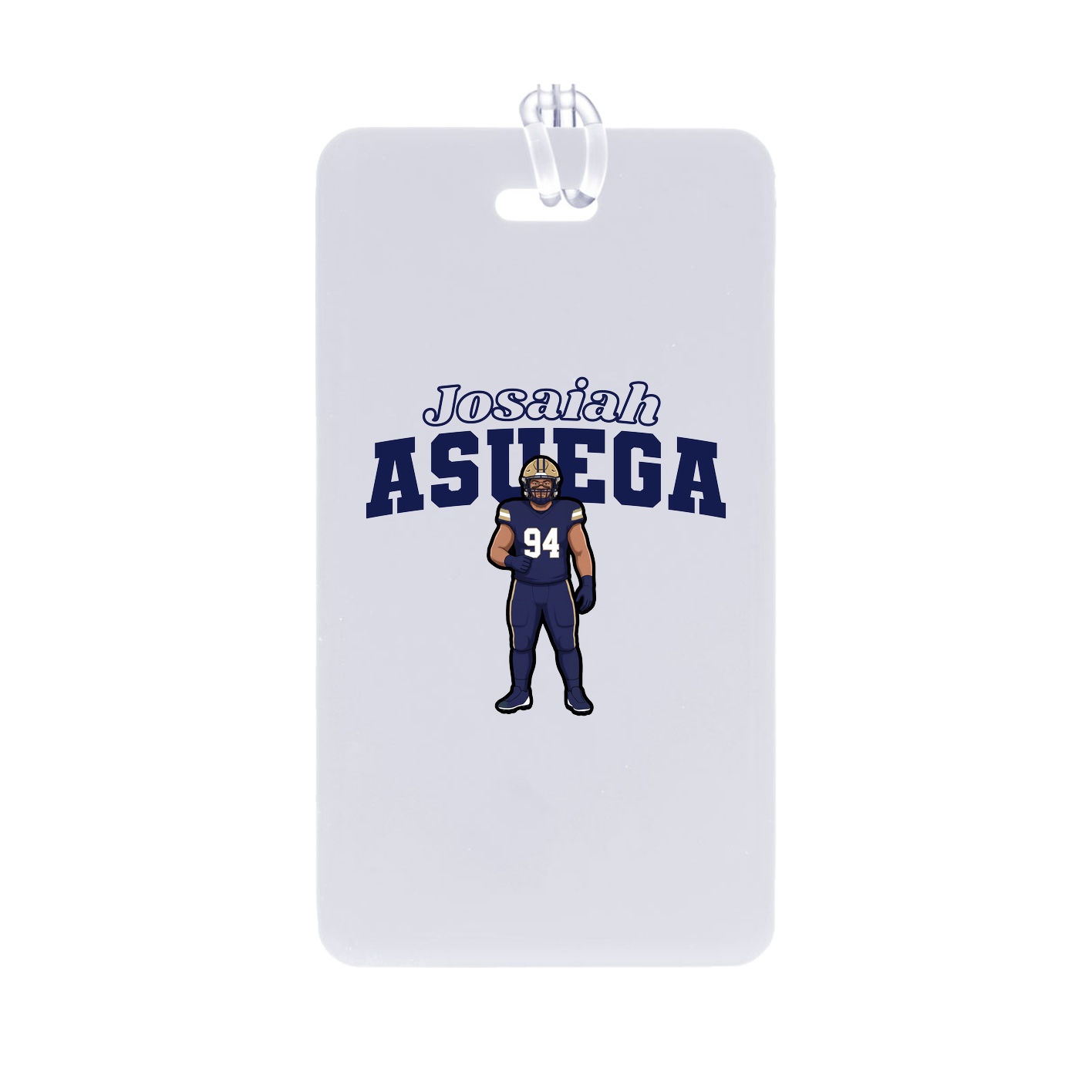 Bag Tag — Name Arch in Classic