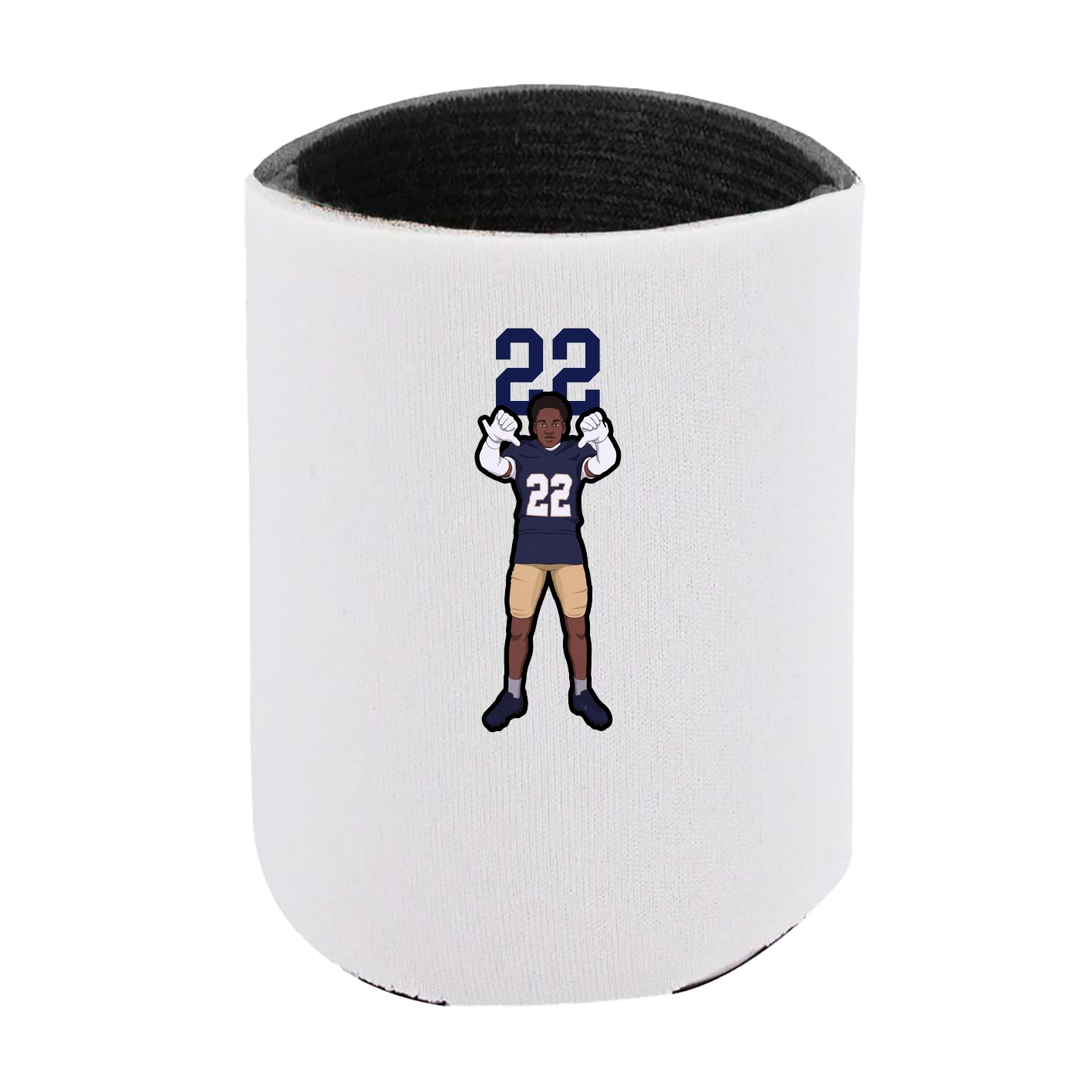 Can Holder — Number Top in White