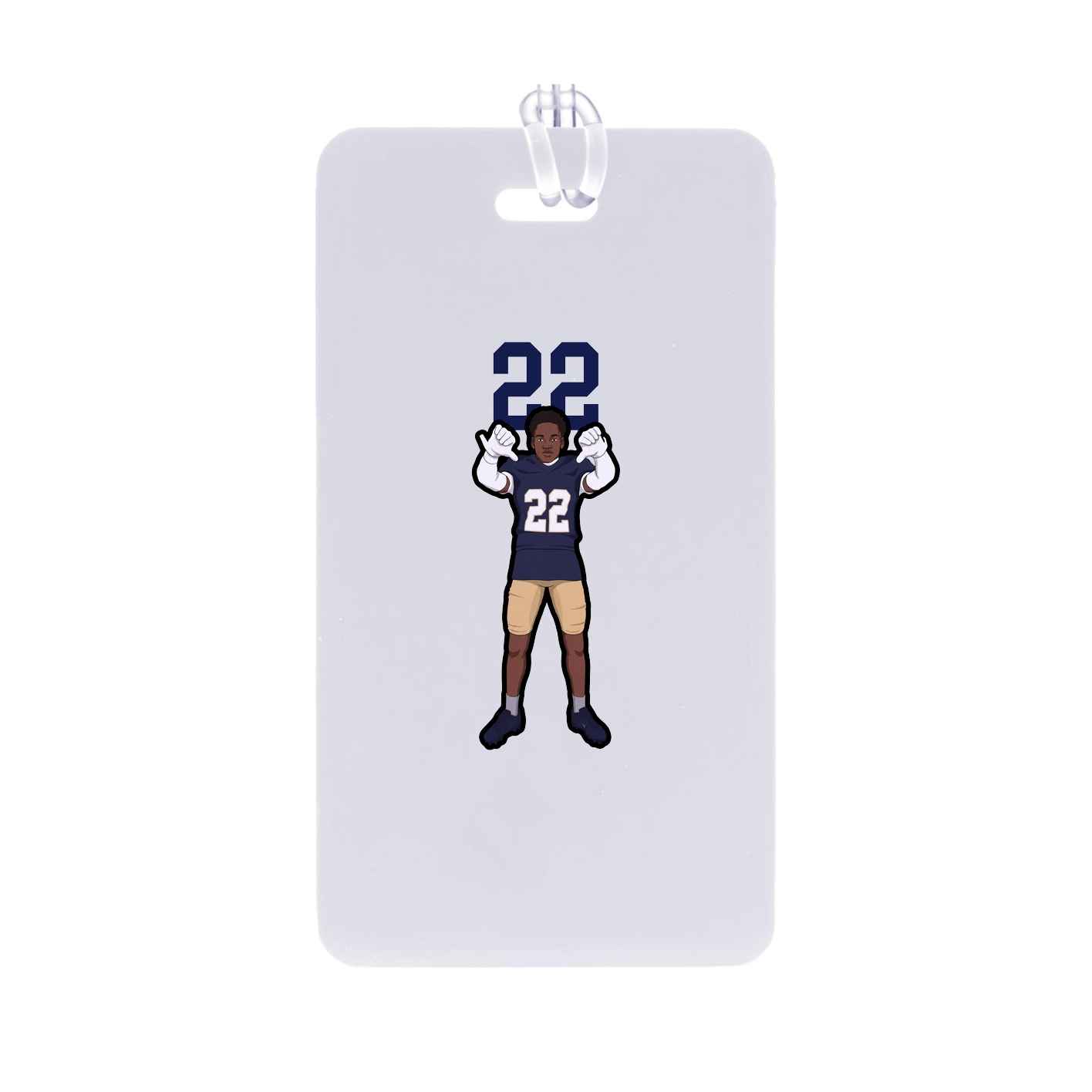 Bag Tag — Number Top in Classic