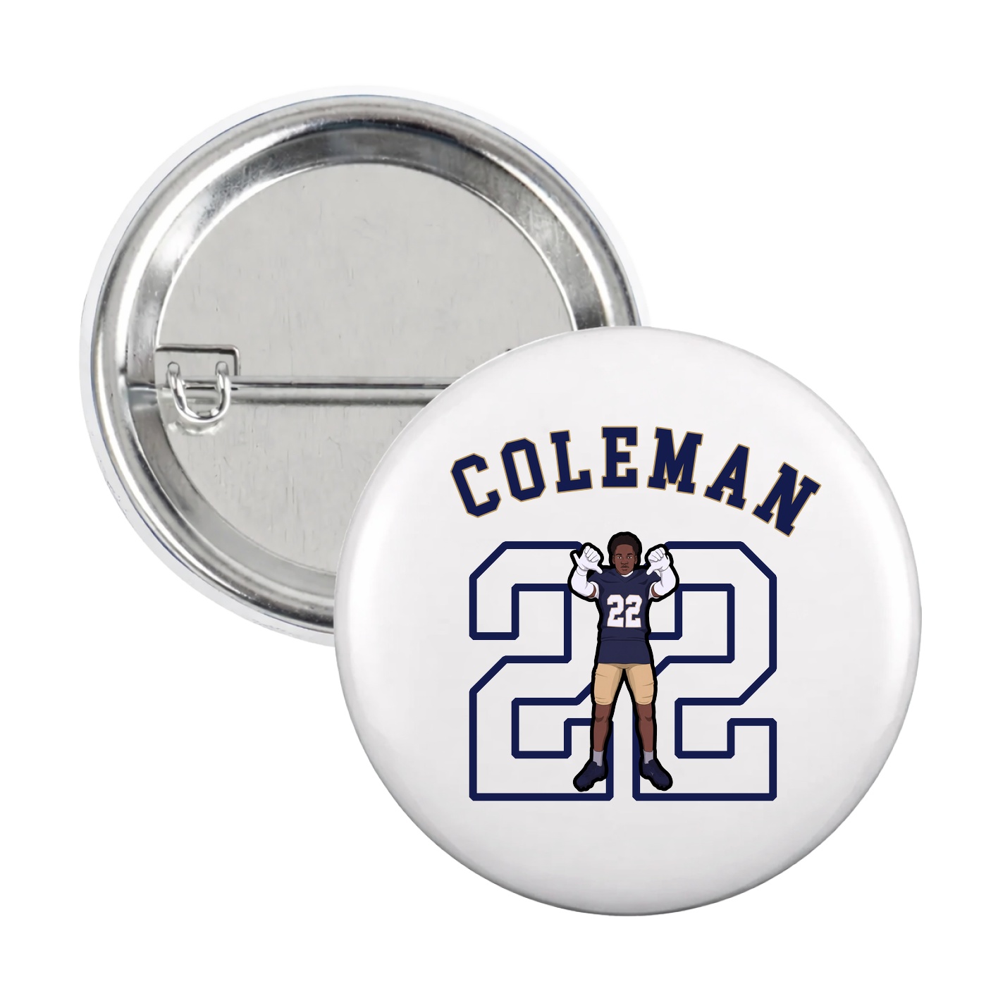 Game Day Button — Shirsey Arch in White
