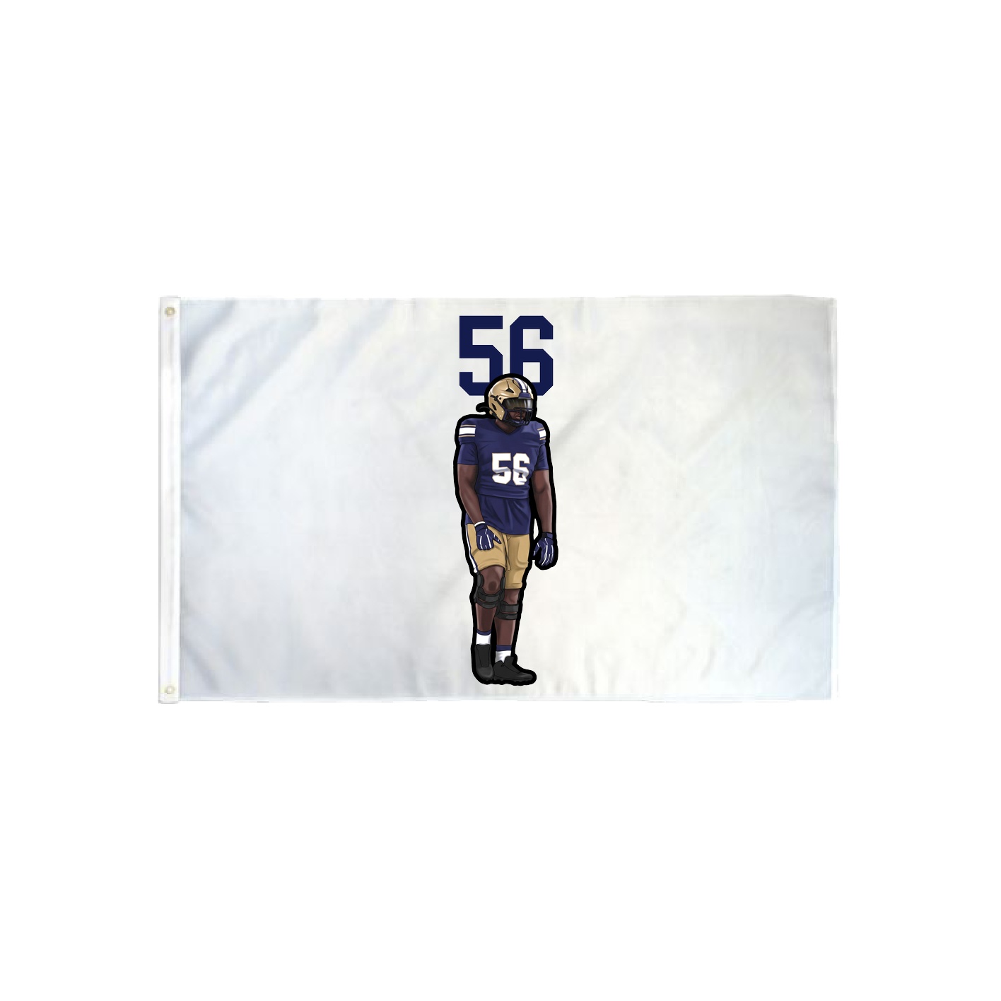 3x5 Flag — Number Top in Classic