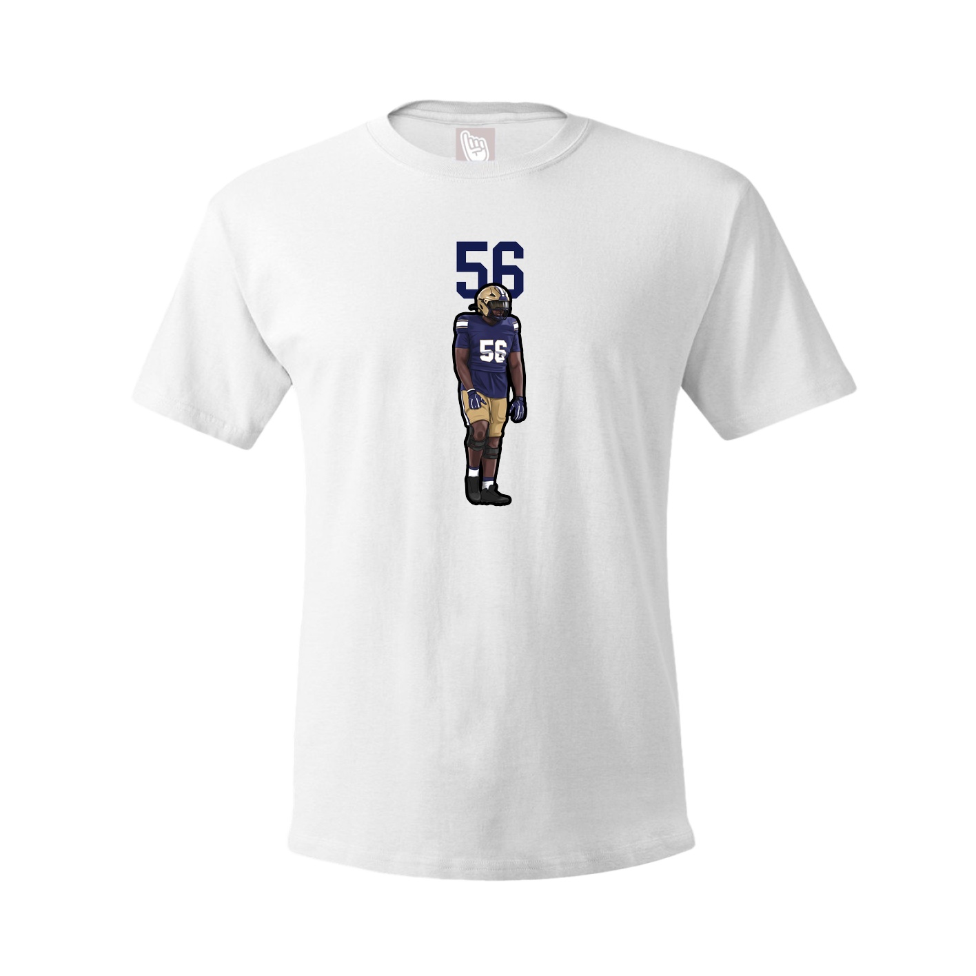 Tee — Number Top in White