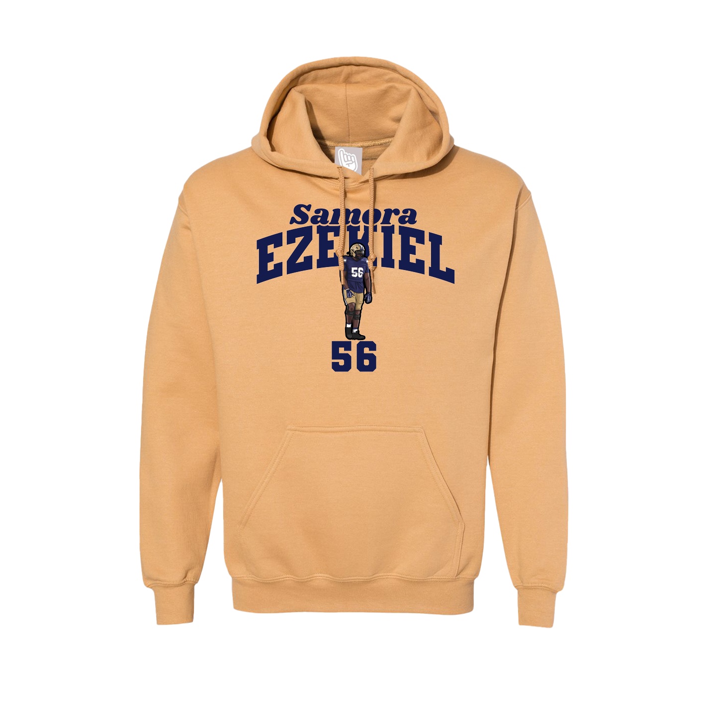 Hoodie — Signature Arch in Vegas Gold