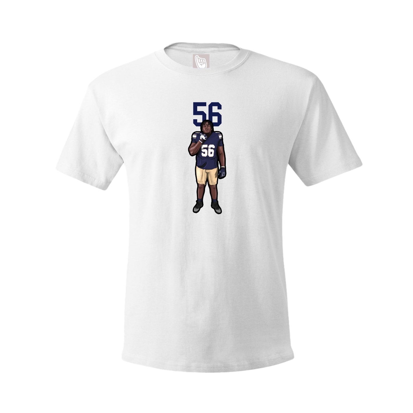 Tee — Number Top in White