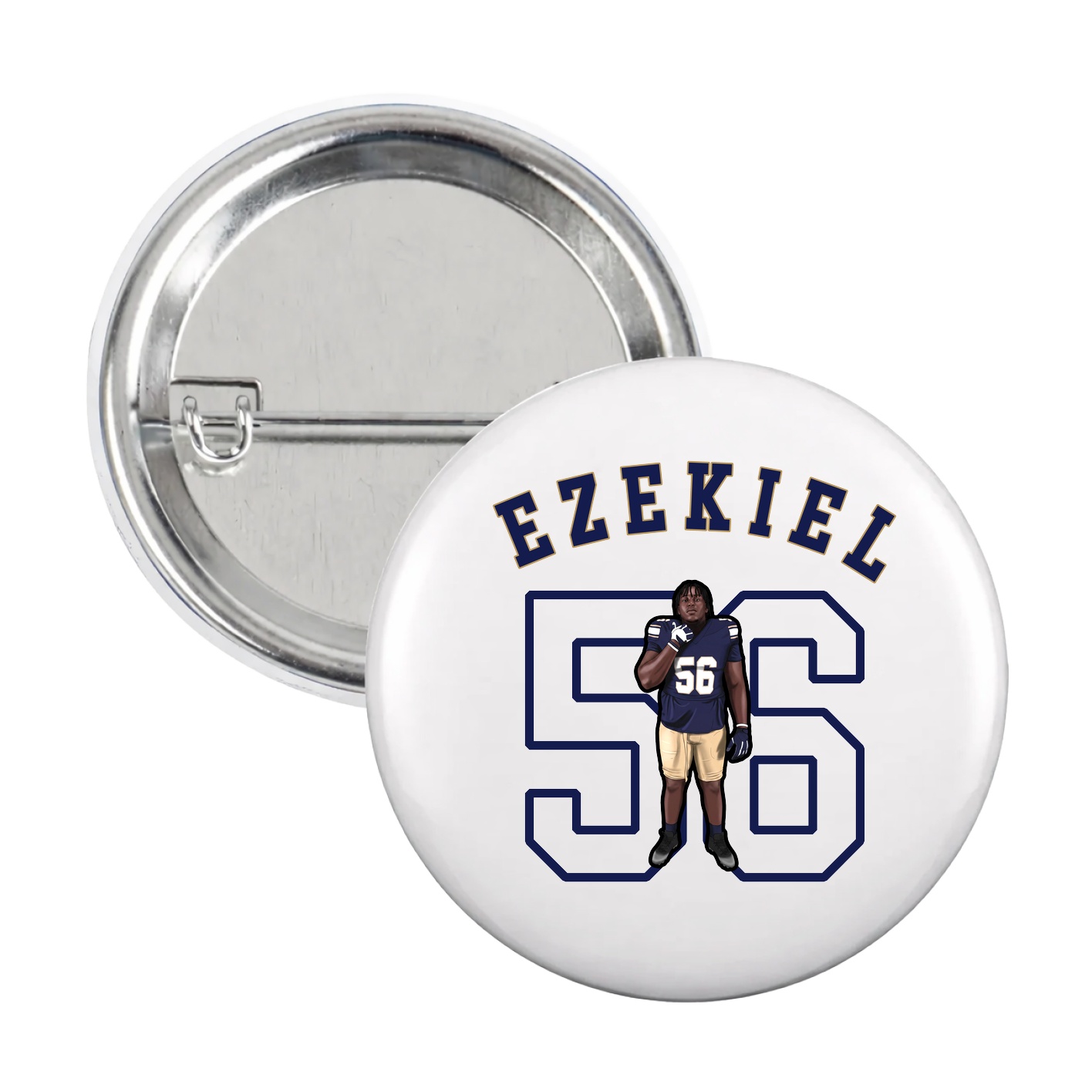 Game Day Button — Shirsey Arch in White