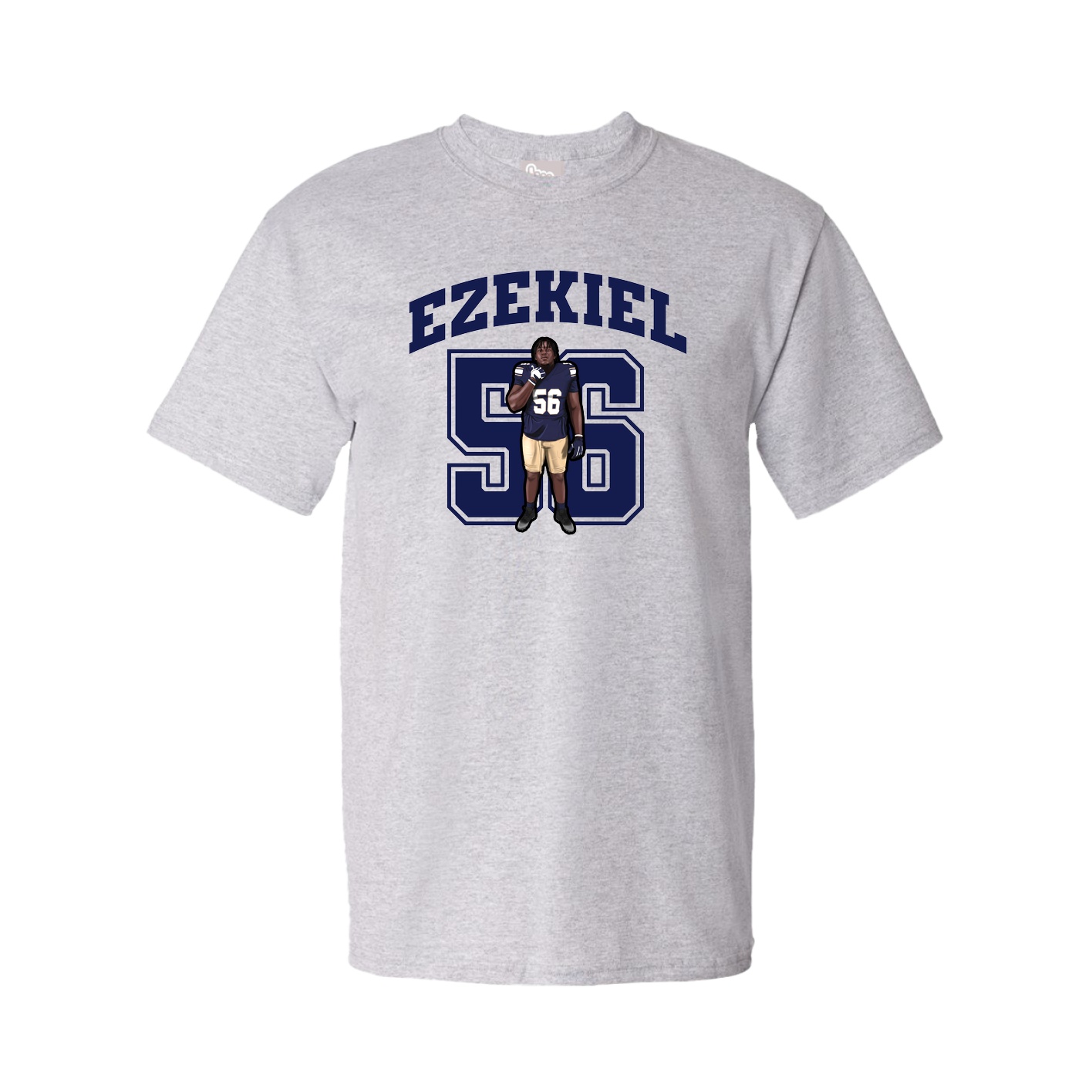 Youth Tee — Number in Grey