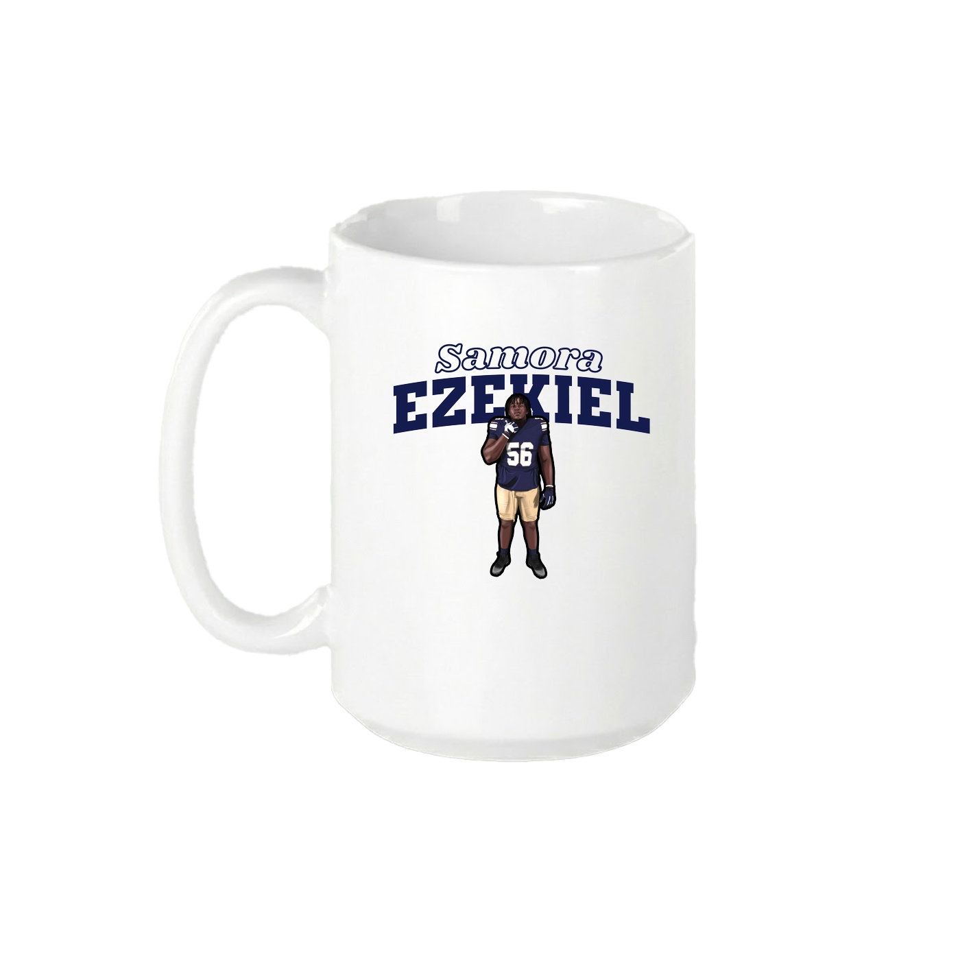 15oz Coffee Mug — Name Arch in White