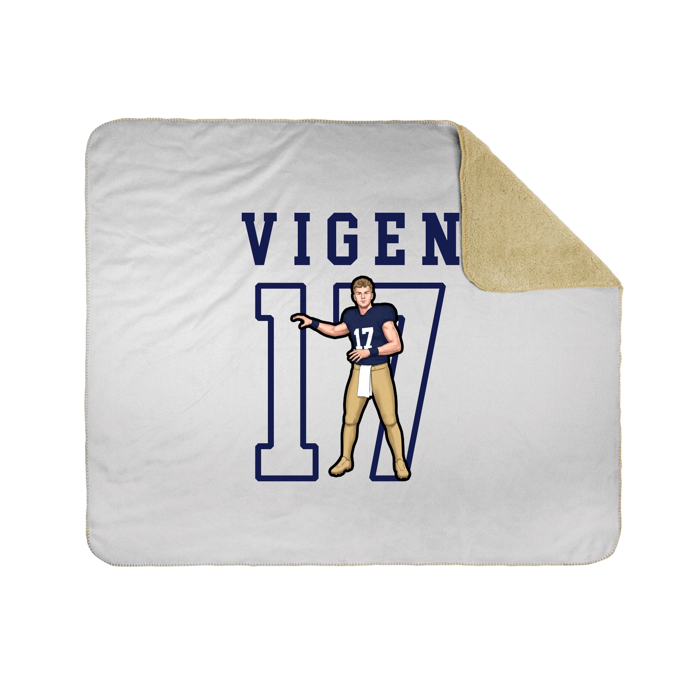 Throw Blanket — Shirsey in White