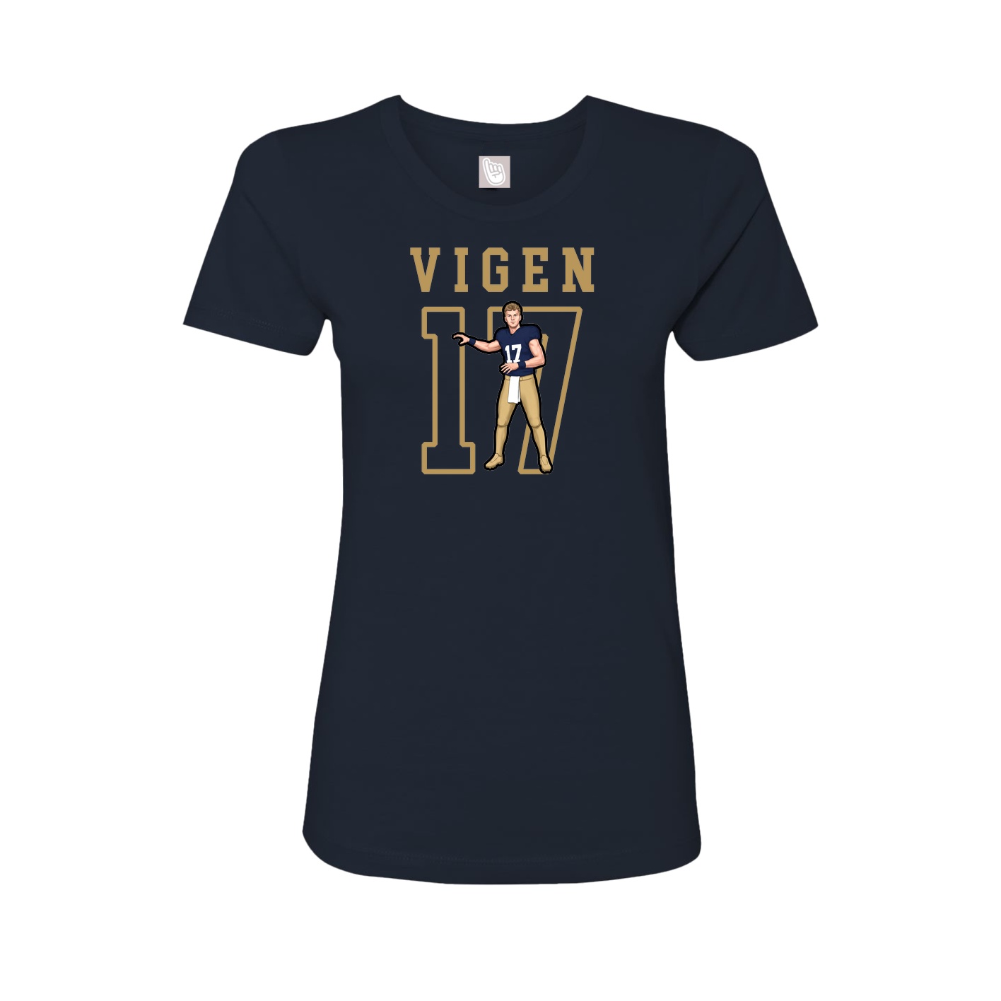 Fitted Women's Tee — Shirsey in Navy
