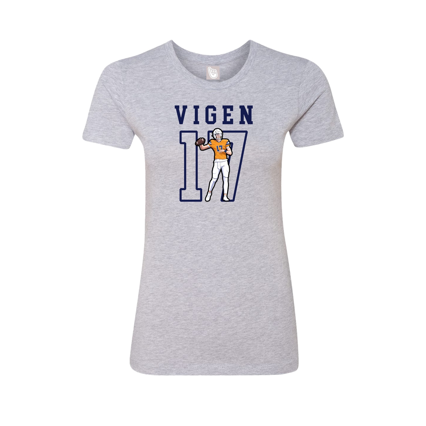 Fitted Women's Tee — Shirsey in Grey